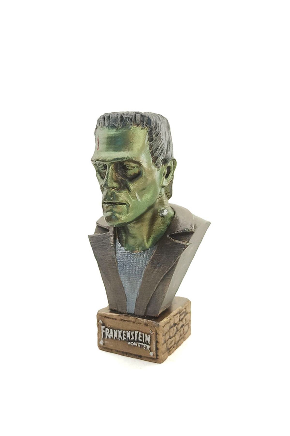 Polyester Frankestein Büst Büyük Boy