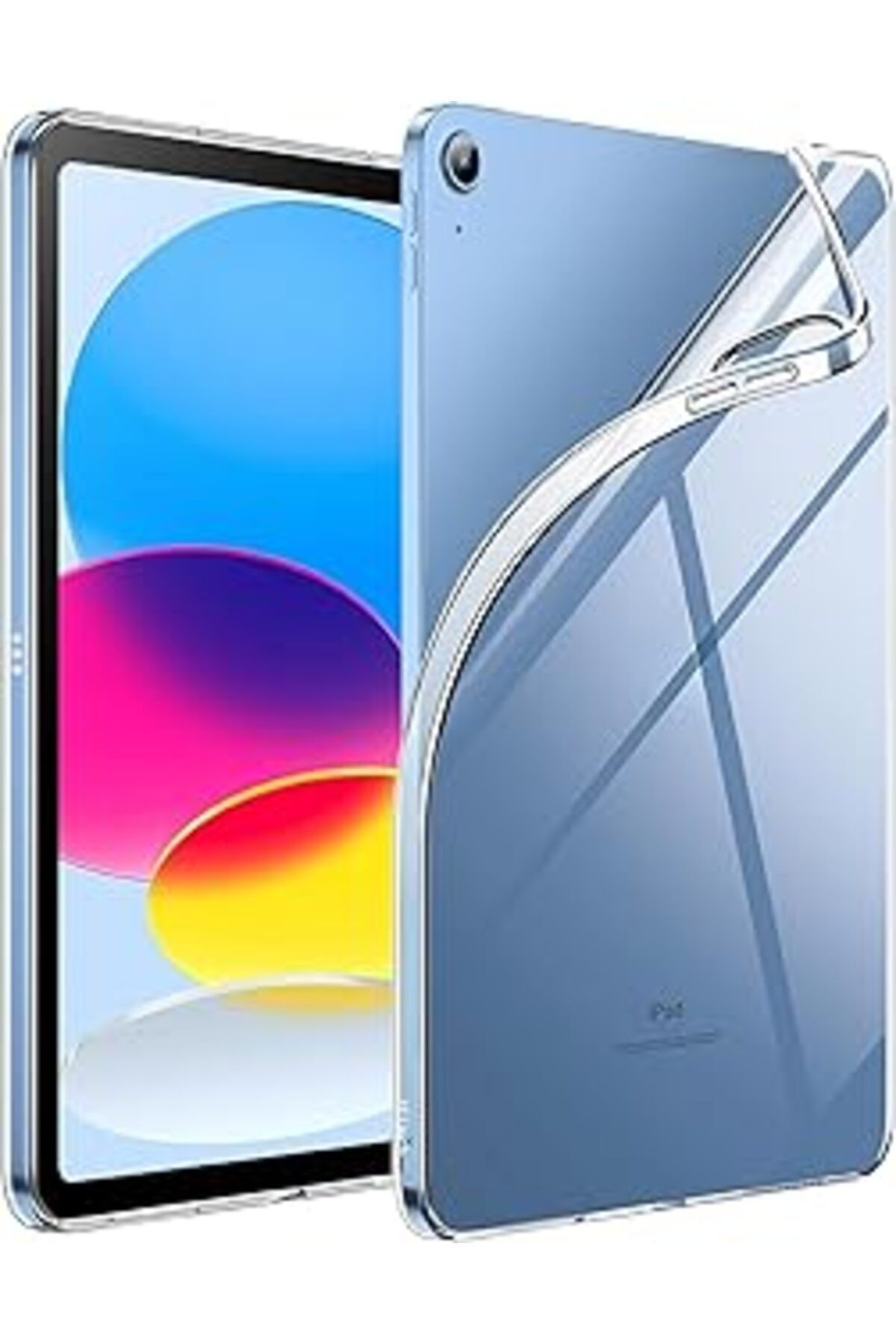 Babilden Apple Ipad Air 10.9 Inç/Ipad 10.Nesil 10.9 Inç Kılıf Şeffaf Silikon Arka Kapak
