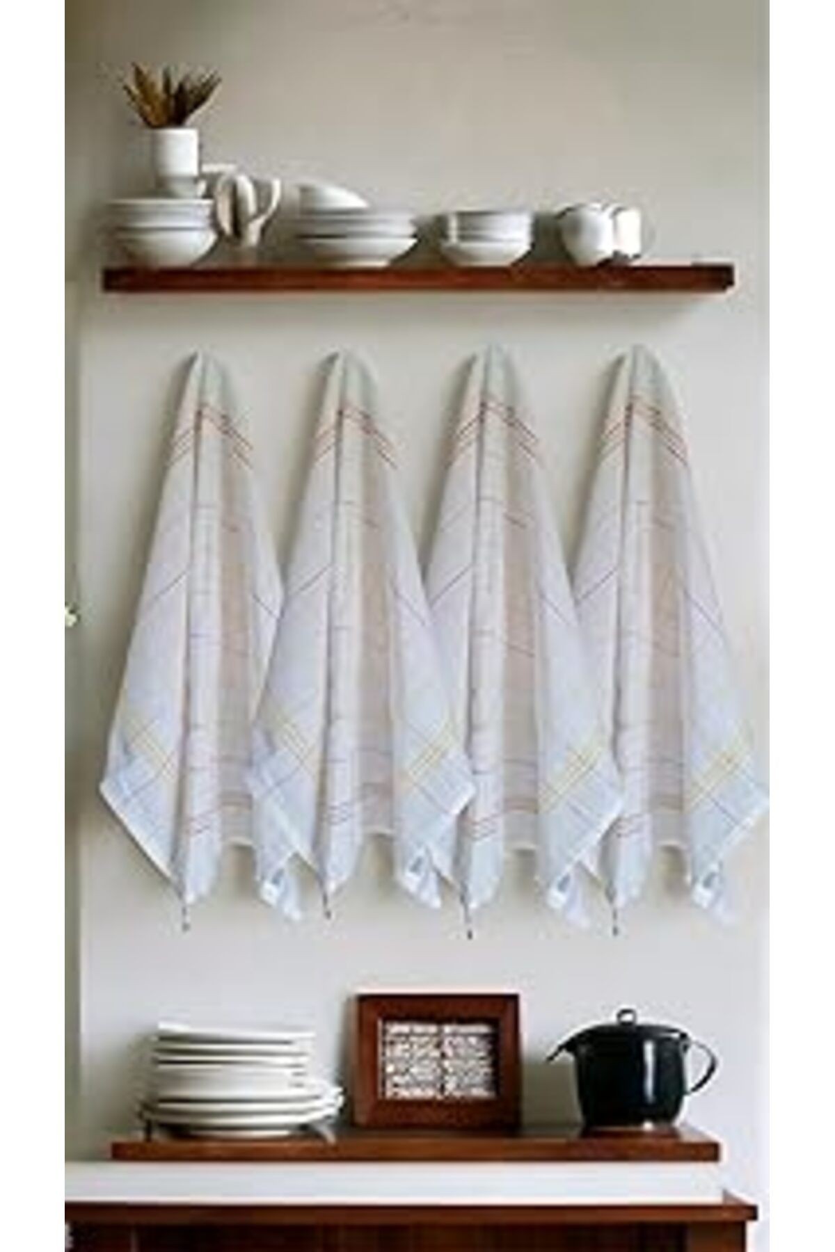 Stonehill 4'lü Pamuk Zefir Sarı Mutfak Kurulama Bezi 50x70 Cm
