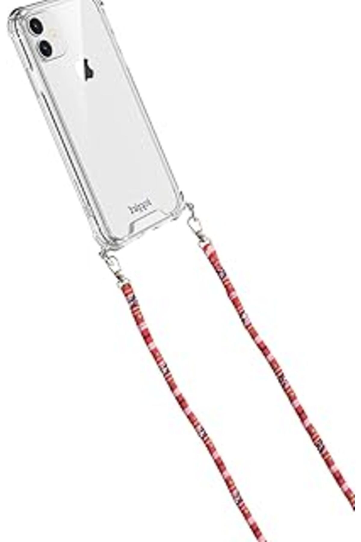 Poplar Renkli 110 Cm Ipli Tüm Telefonlarla Uyumlu Ve Boyun Askılı Kumaş Telefon Askısı (Renkli)