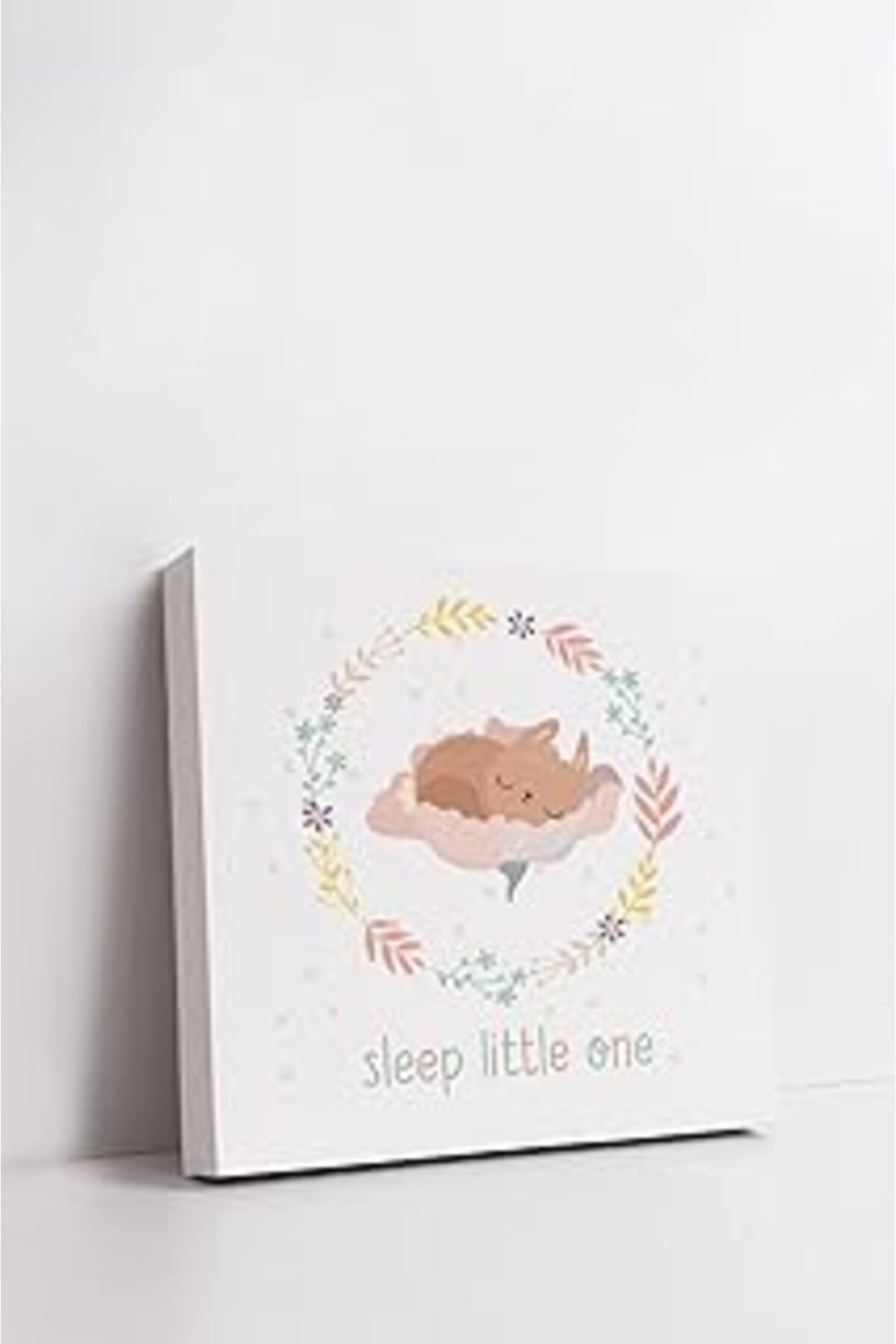 Hediyesepeti Sleep Little One | Bebek Odasına Özel Kanvas Tablo 25 X 25 Cm Ölçüsündedir.