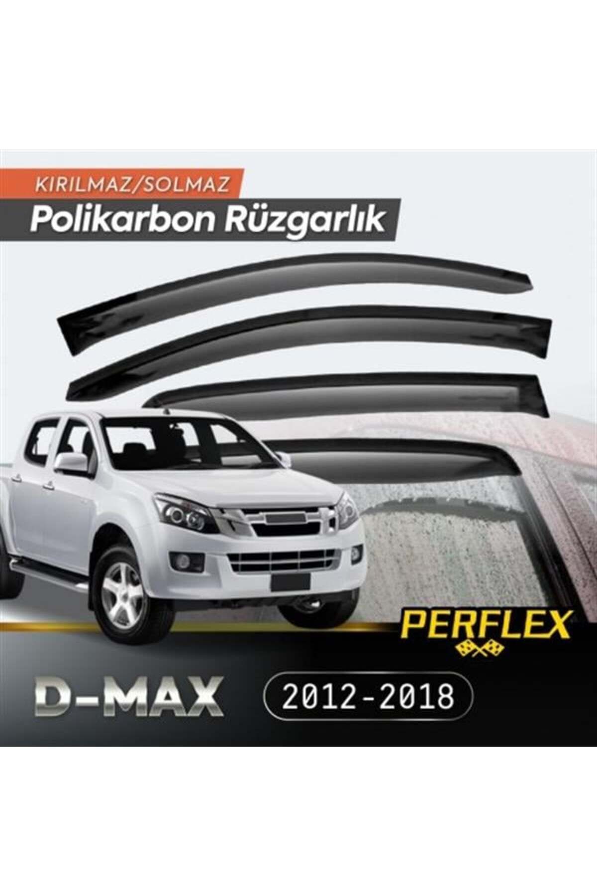 Isuzu D-Max 2012-2018 Cam Rüzgarlığı V2 Düz