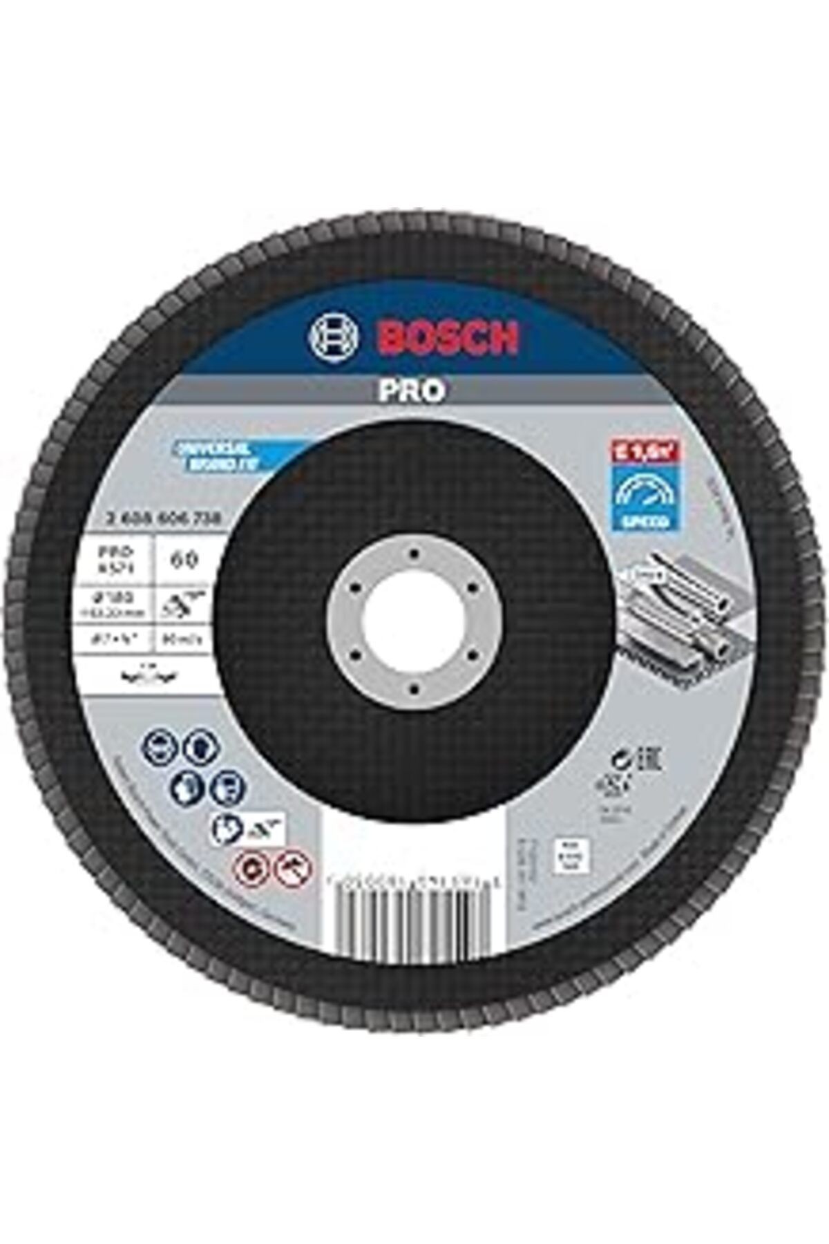 Bosch Professional Yelpaze Taşlama Diski (Açılı Taşlama Makineleri Için, Farklı Malzemeler Için, Ça