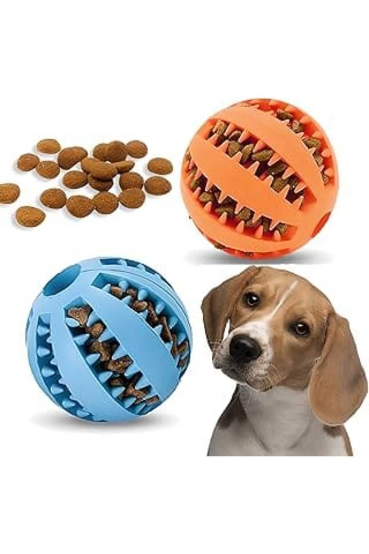 Aee® Mama Hazneli Köpek Eğitim Ve Oyun Topu Doğal Kauçuk Denta Eğlence Topu Parçalanmaz Dayanıklı K