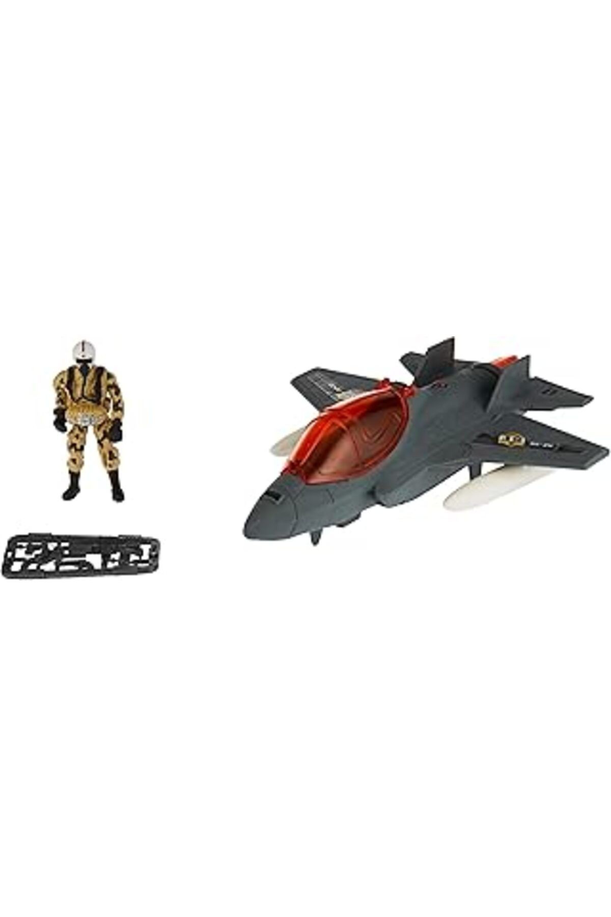 Chap Mei Asker Oyun Set Soldier Force Air Falcon Patrol 1uçak/1fgr.aks.ses/ışik