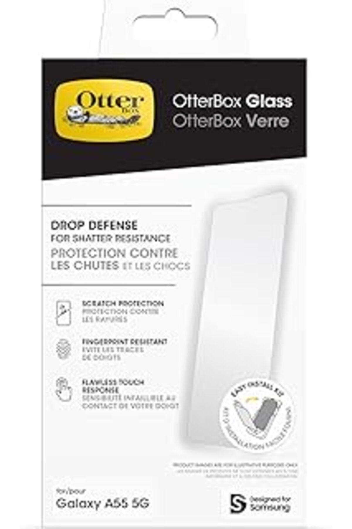 Otterbox Samsung Galaxy A55 5g Için Cam Ekran Koruyucu, Sertleştirilmiş Cam, Kırılmalara, Çiziklere