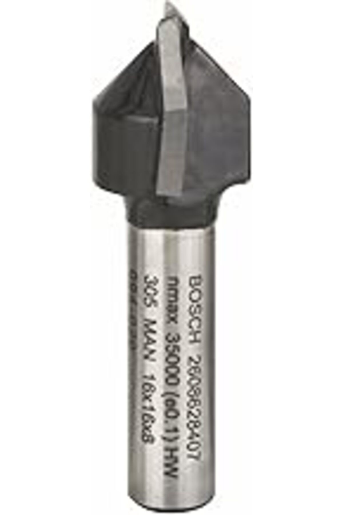 Bosch 2 608 628 Aksesuarı 407 V Kesici 8 Mm, D1 16 Mm, U 16 Mm, G 45 Mm, 90 °