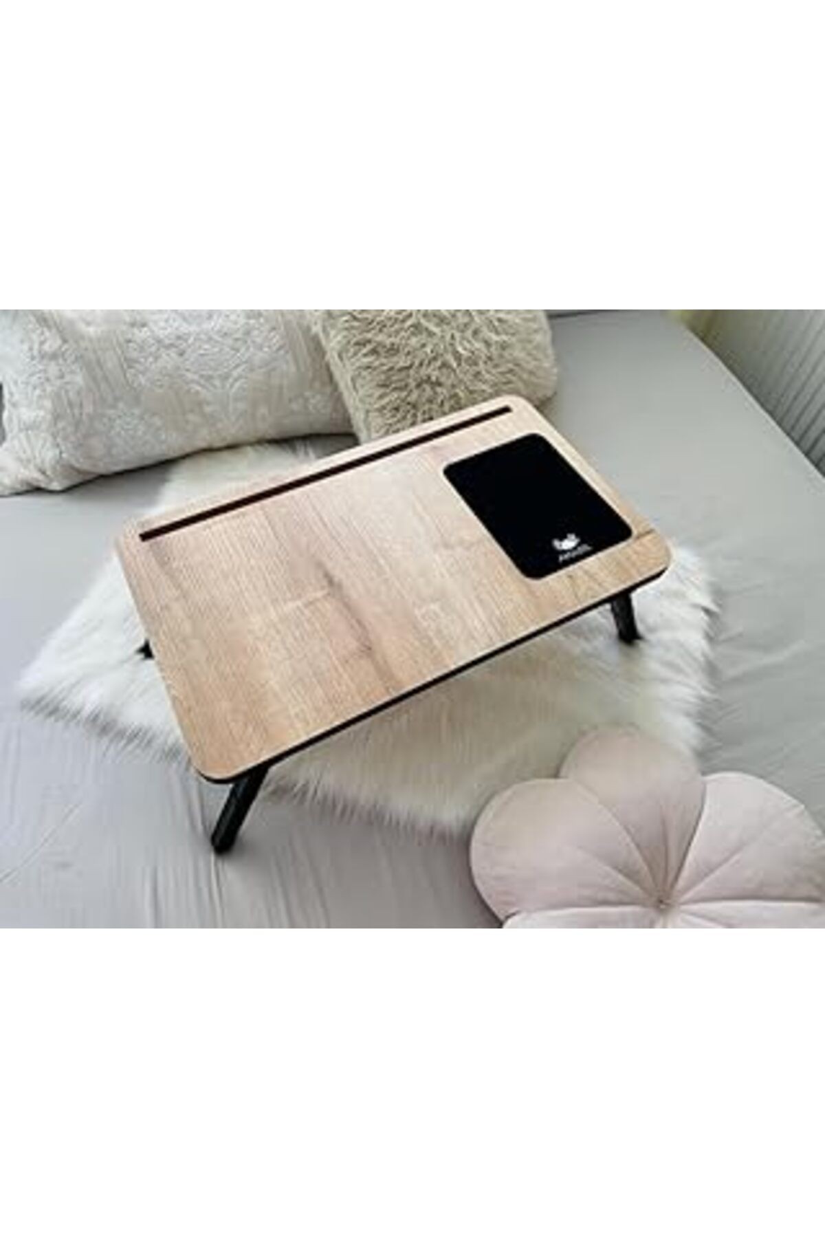 Axolotl Folding Telefon Ve Tablet Bölmeli Katlanır Ayaklı Laptop Sehpası Notebook Bilgisayar Çalışm