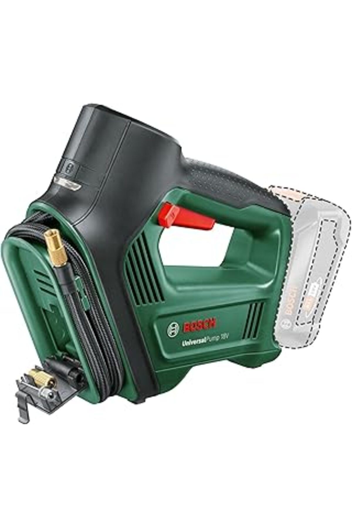 Bosch Home And Garden Elektrikli Hava Pompası, Hava Kompresörü, Evrensel Pompa, 18 V (pilsiz, 18 Vo