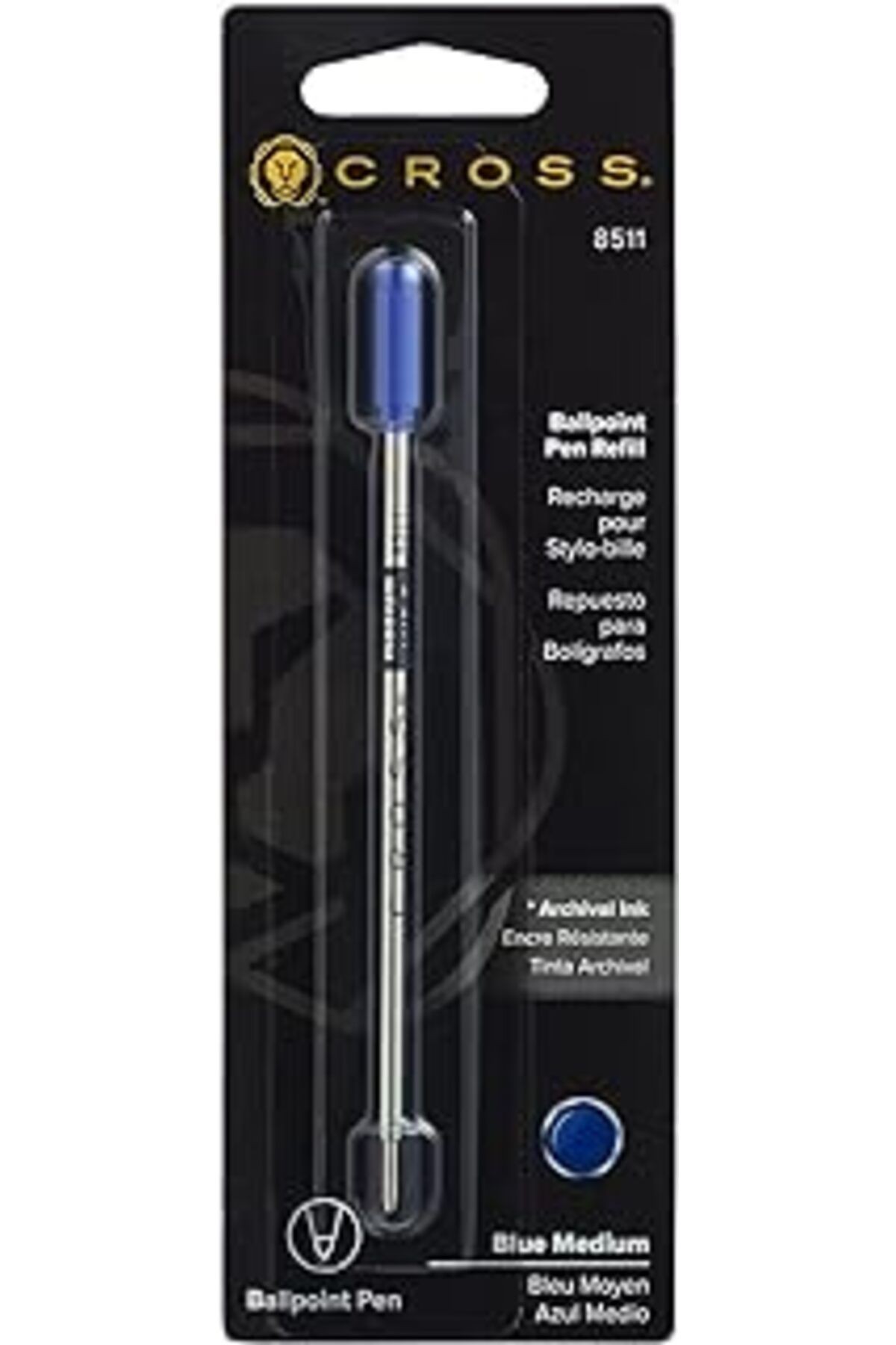 Cross 8511d C1 Slim Tükenmez Refil Mavi Medium Uç