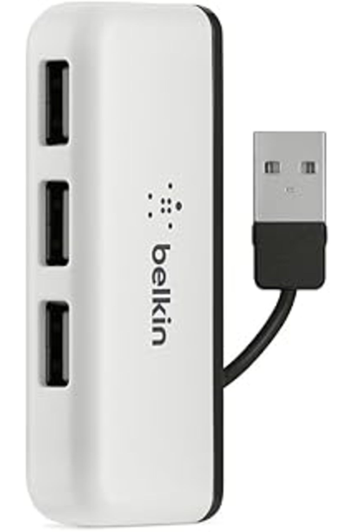 Belkin 4 Usb-A Girişli Hub, Usb 2.0, Seyahat Boy, Siyah