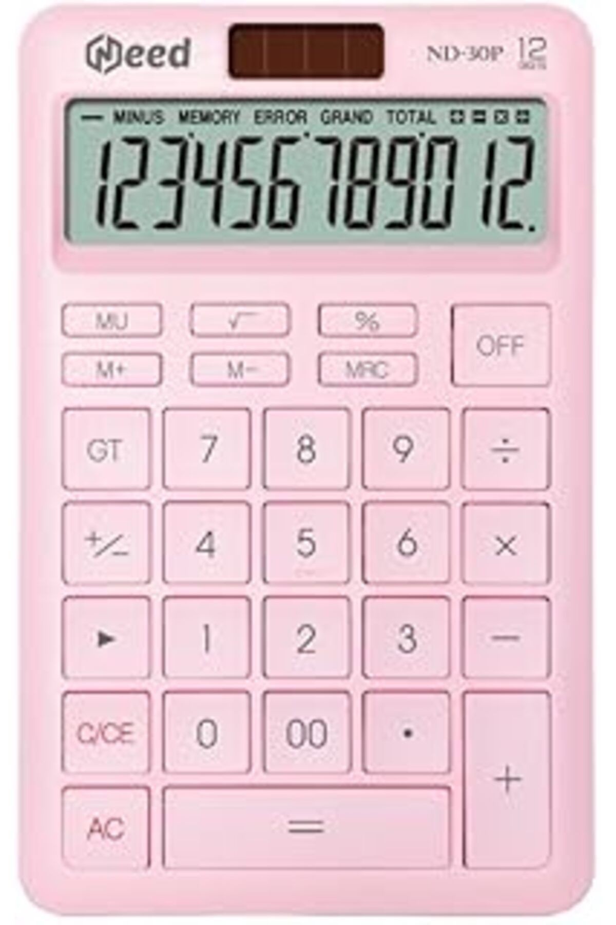Need Nd-30P Pastel Pembe Hesap Makinesi