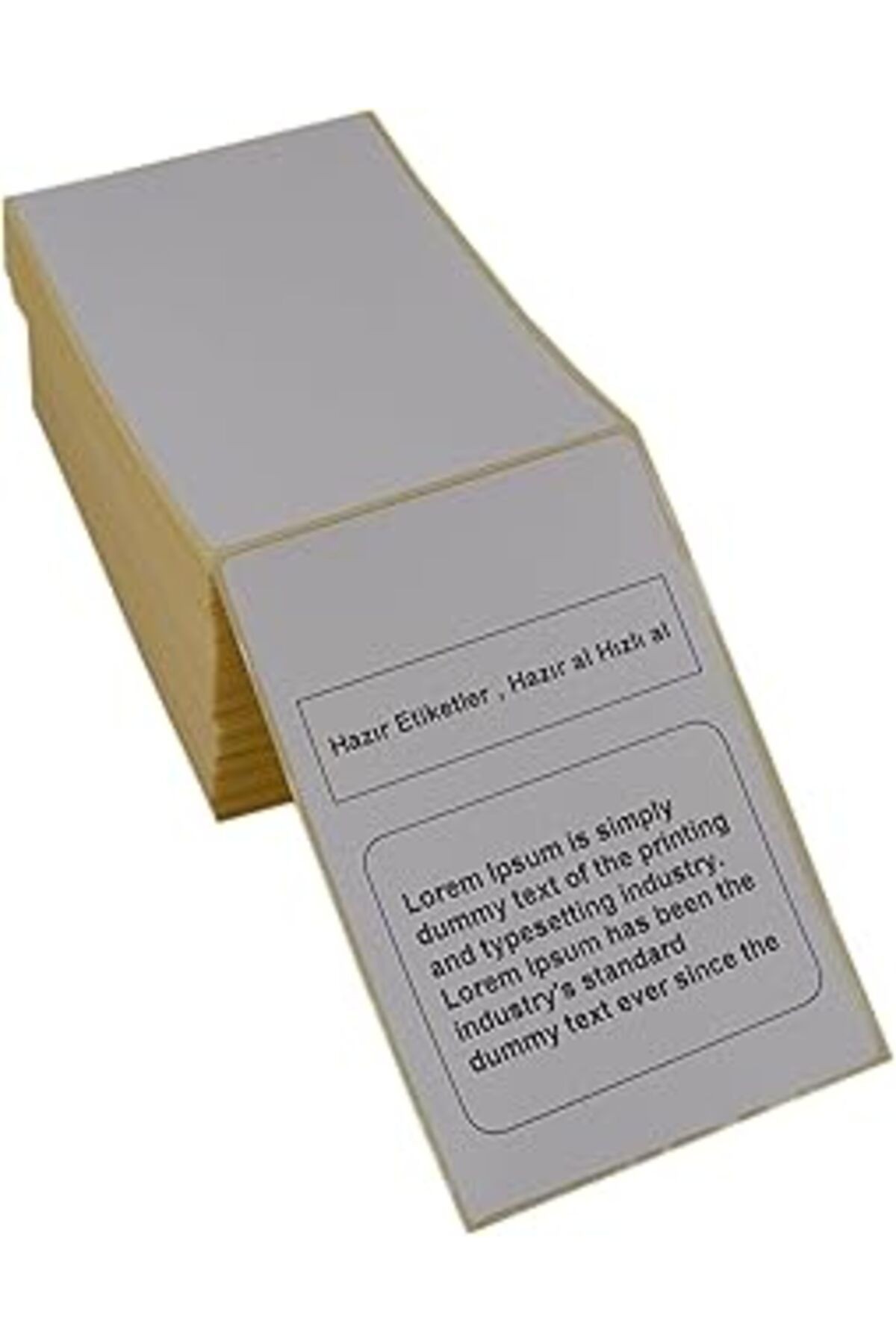 Hazır Etiketler , Hazır Al Hızlı Al 100mm X 150mm 500 Adetlik Paketlerde Lamine Termal Z Katlama Ka