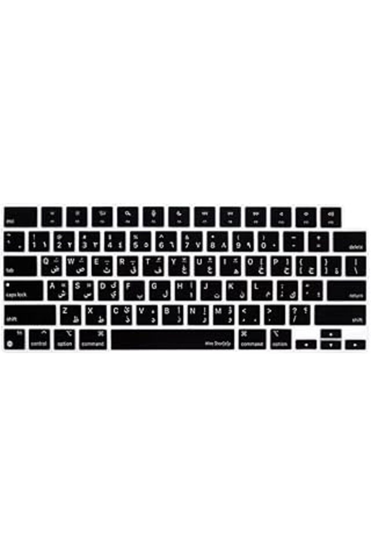 Mcstorey Arapça Klavye Koruyucu Macbook Air-Pro M1-M2-M3 (Touchid'Li) A2681 A3113 A2941 A3114 A2442