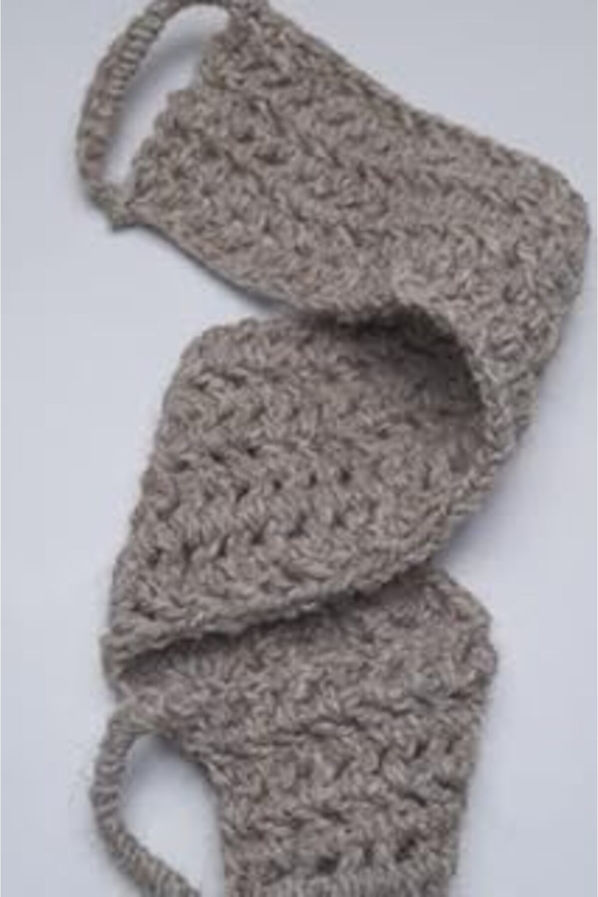 Keçi Kılı Sırt Lifi El Örmesi. 70 Cm 11 Cm Gri