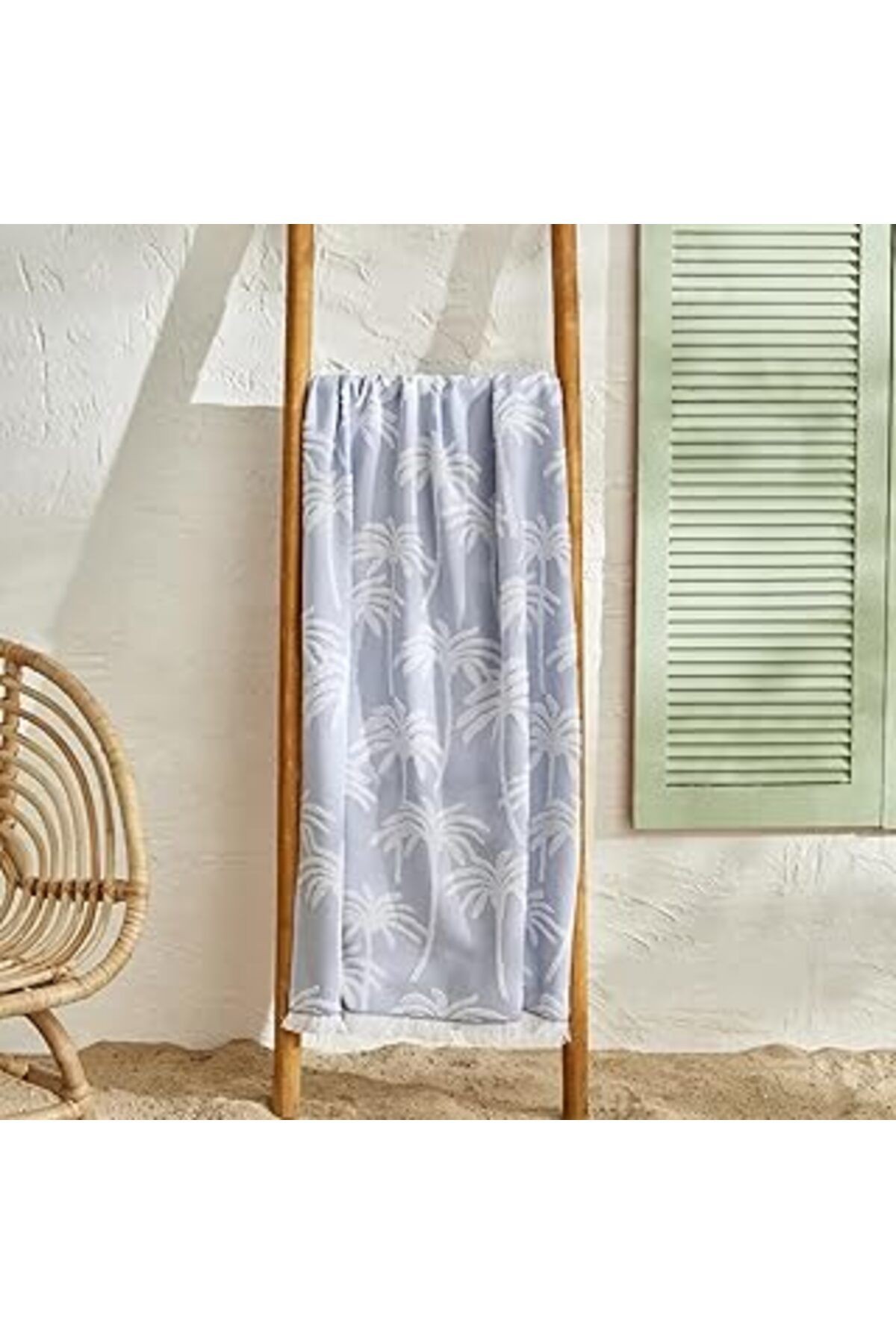 Karaca Palm Indigo Plaj Havlusu