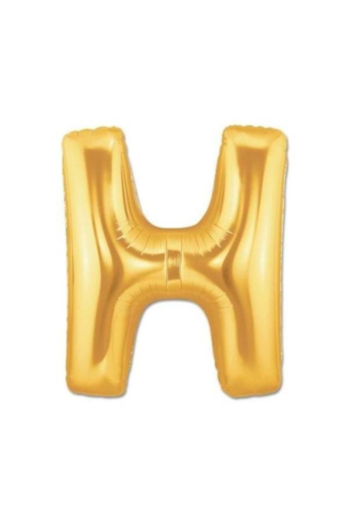 Altın Sarısı Folyo Harf Balon 1 Metre