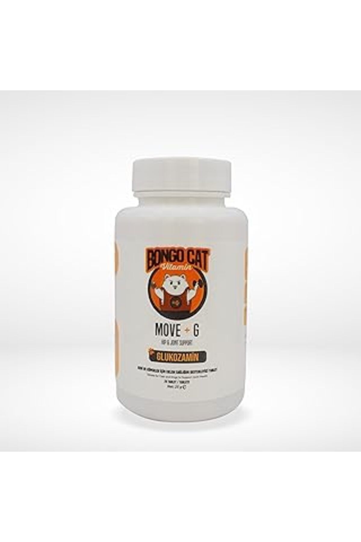 Bongo Cat Move G Glucosamine Tablet - 75 Tablet (KEDİ VE KÖPEKLER IÇİN EŞSİZ EKLEM VE KAS DESTEĞİ)