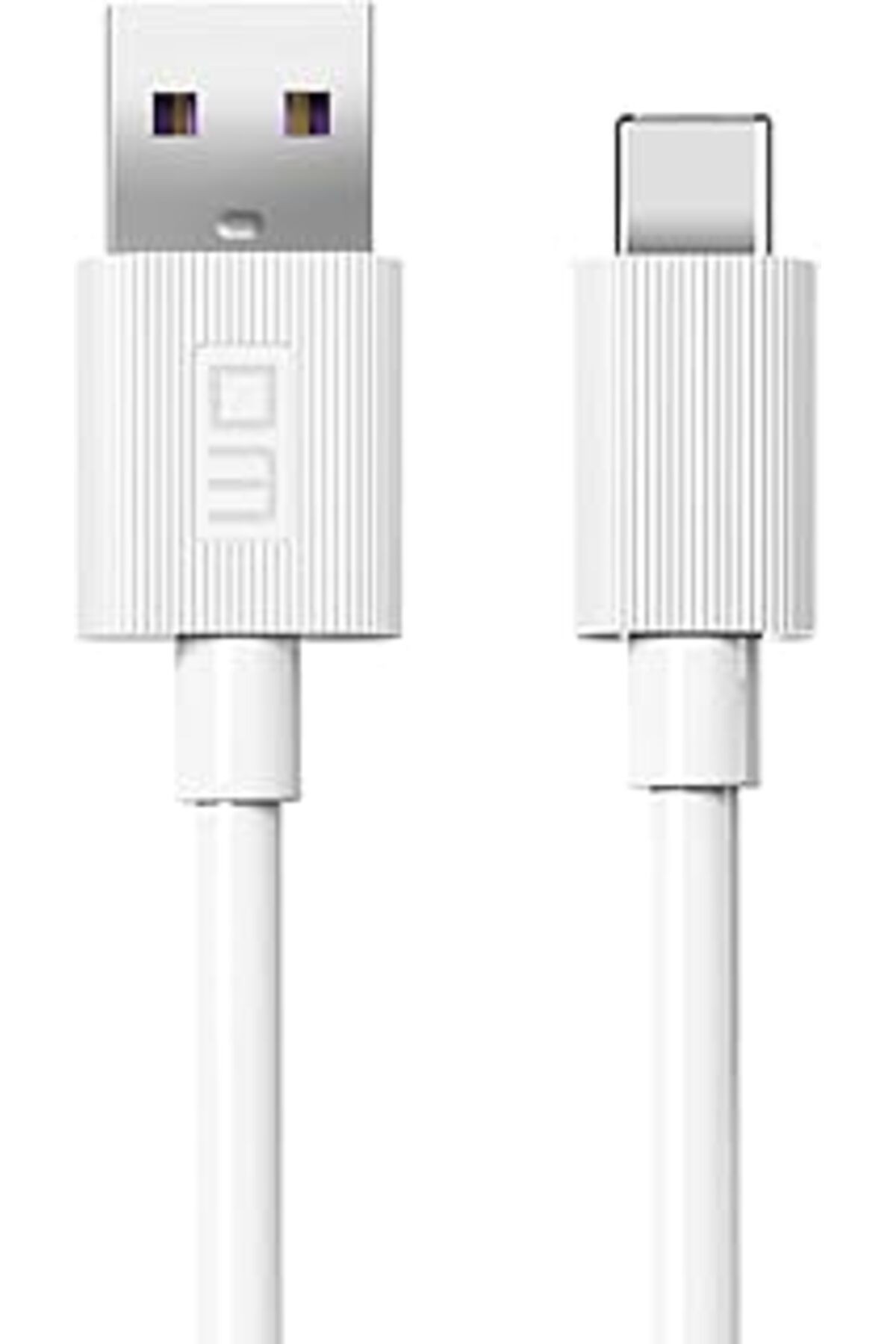 Dm Sl015 Usb To Type-c 5a Hızlı Şarj Ve Data Kablosu Beyaz 1 Metre