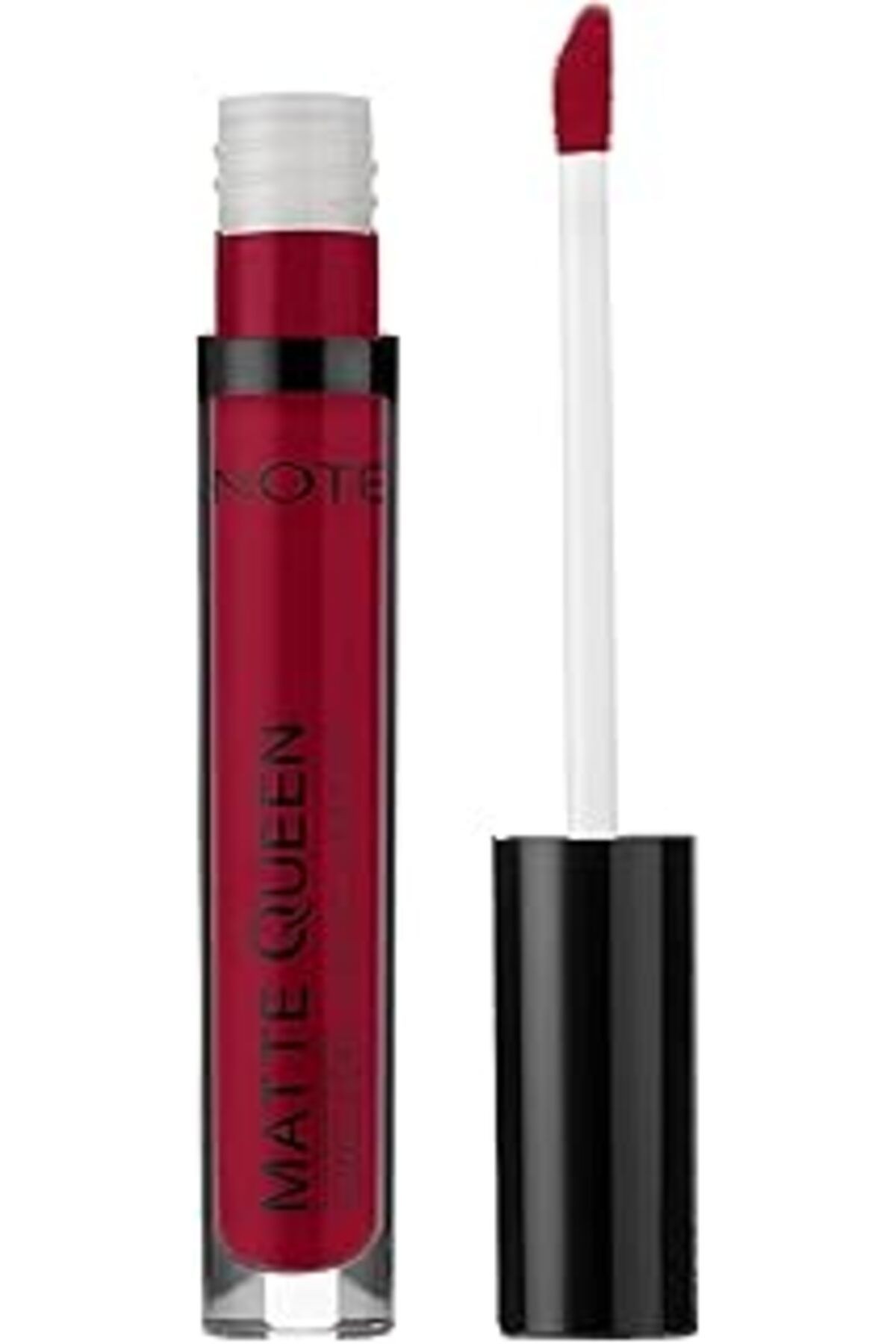 Note Cosmetique Matte Queen Lipstick Kalıcı Mat Likit Ruj, 17 Lady Dancer, Kırmızı