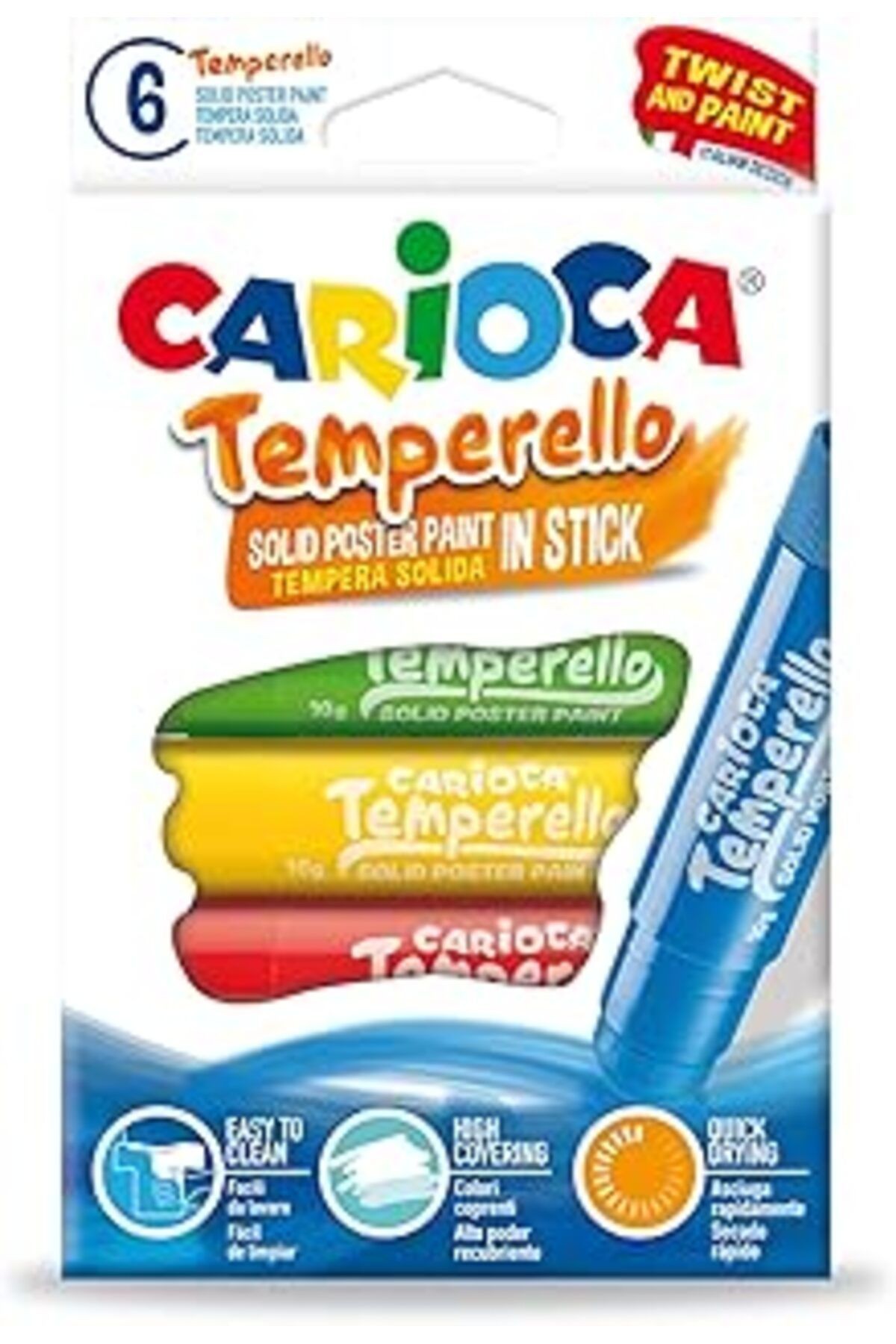 Carioca Temperello Stick Poster Boyama Kalemi 6'Li