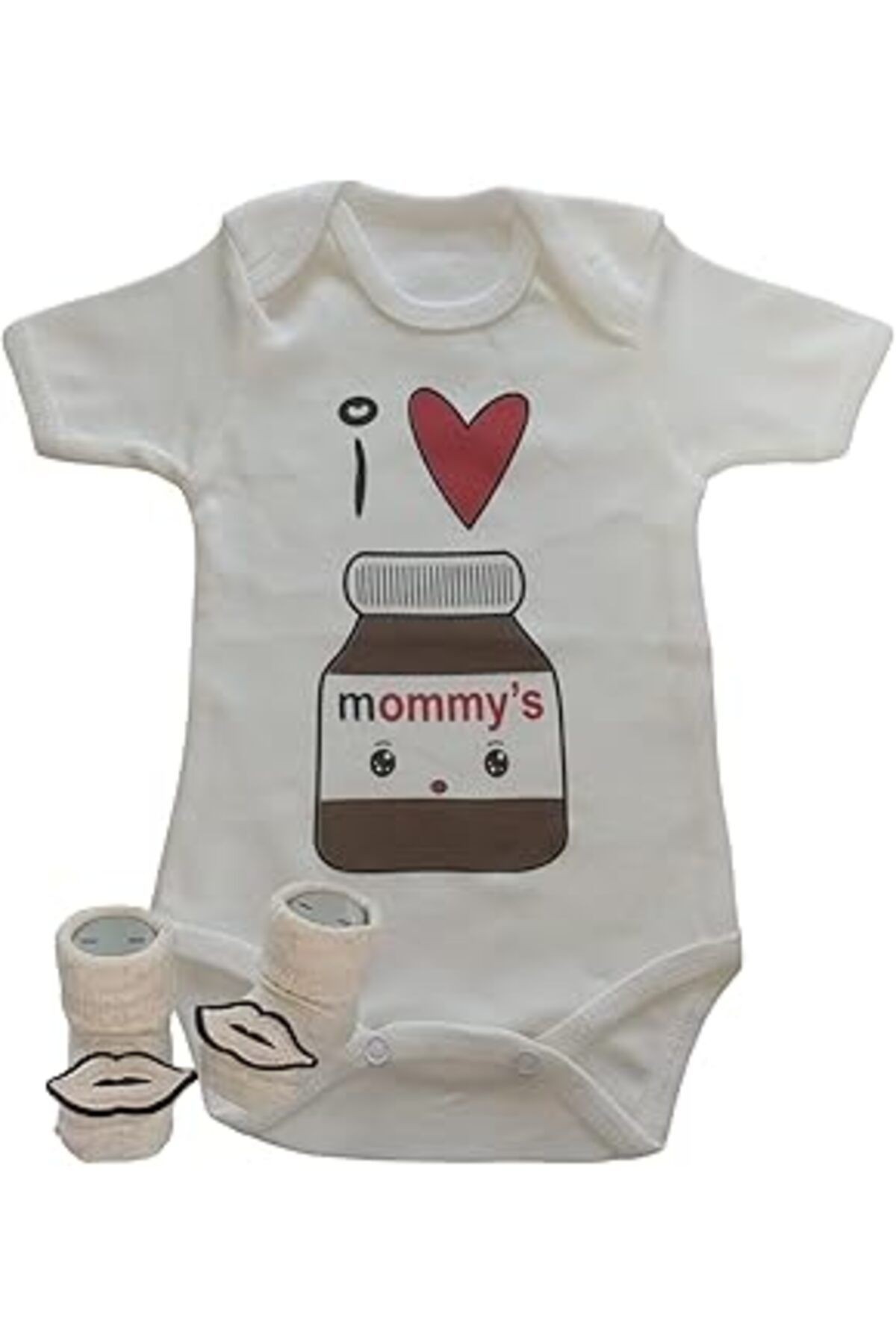 Hoşgeldin Bebek, Yenidoğan Kız Bebek, Mommy’s, Baskılı Badi Hediye Seti