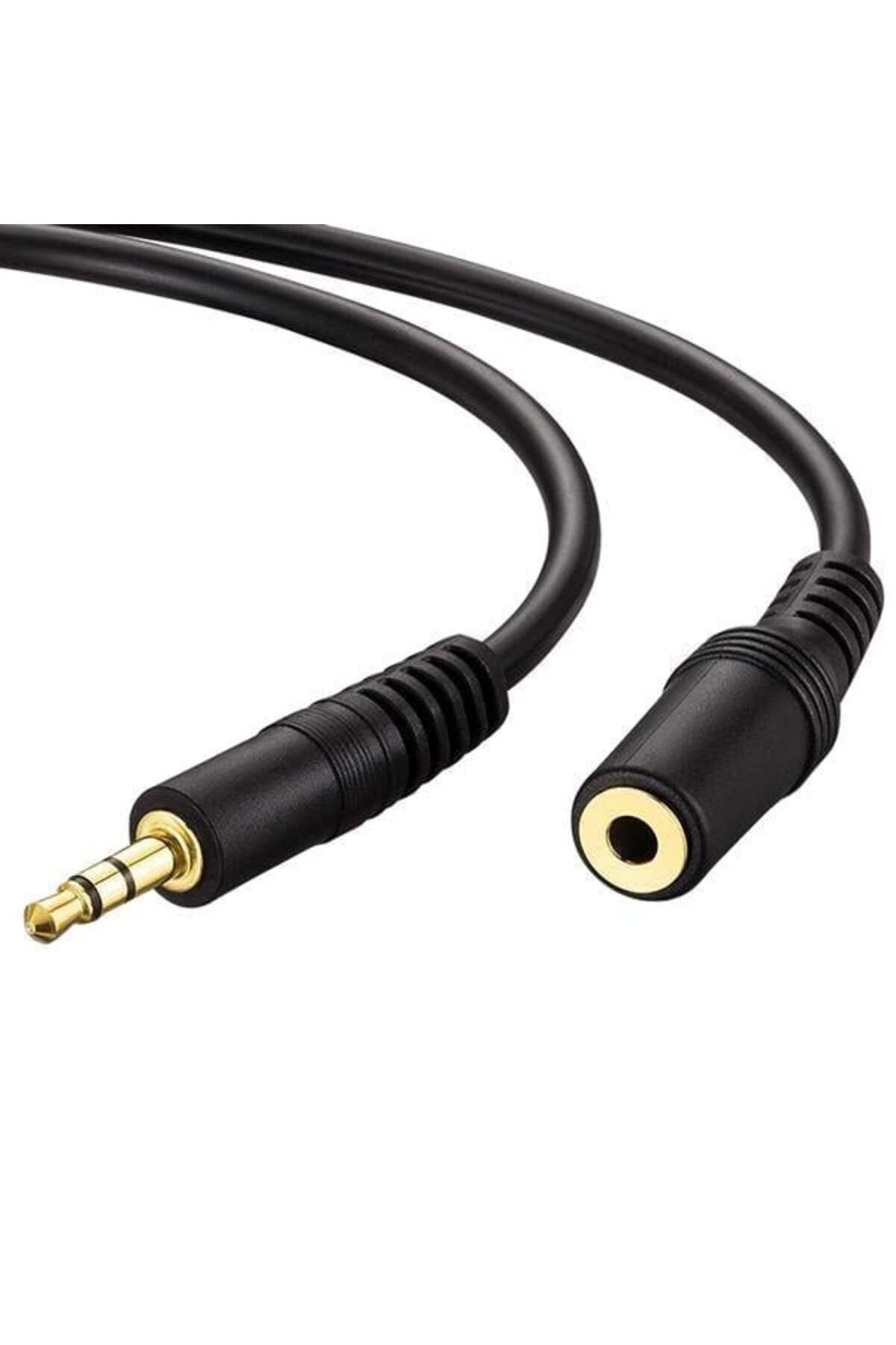 3.5 Mm Stereo Erkek/Dişi 10 Metre Uzatma Kablo