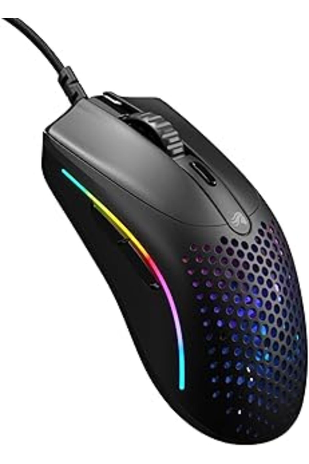 Glorious Model O 2 Mini Kablolu Siyah Oyuncu Faresi: Hafif 49 Gram, 26k Optik Sensör, 80 Milyon Tık