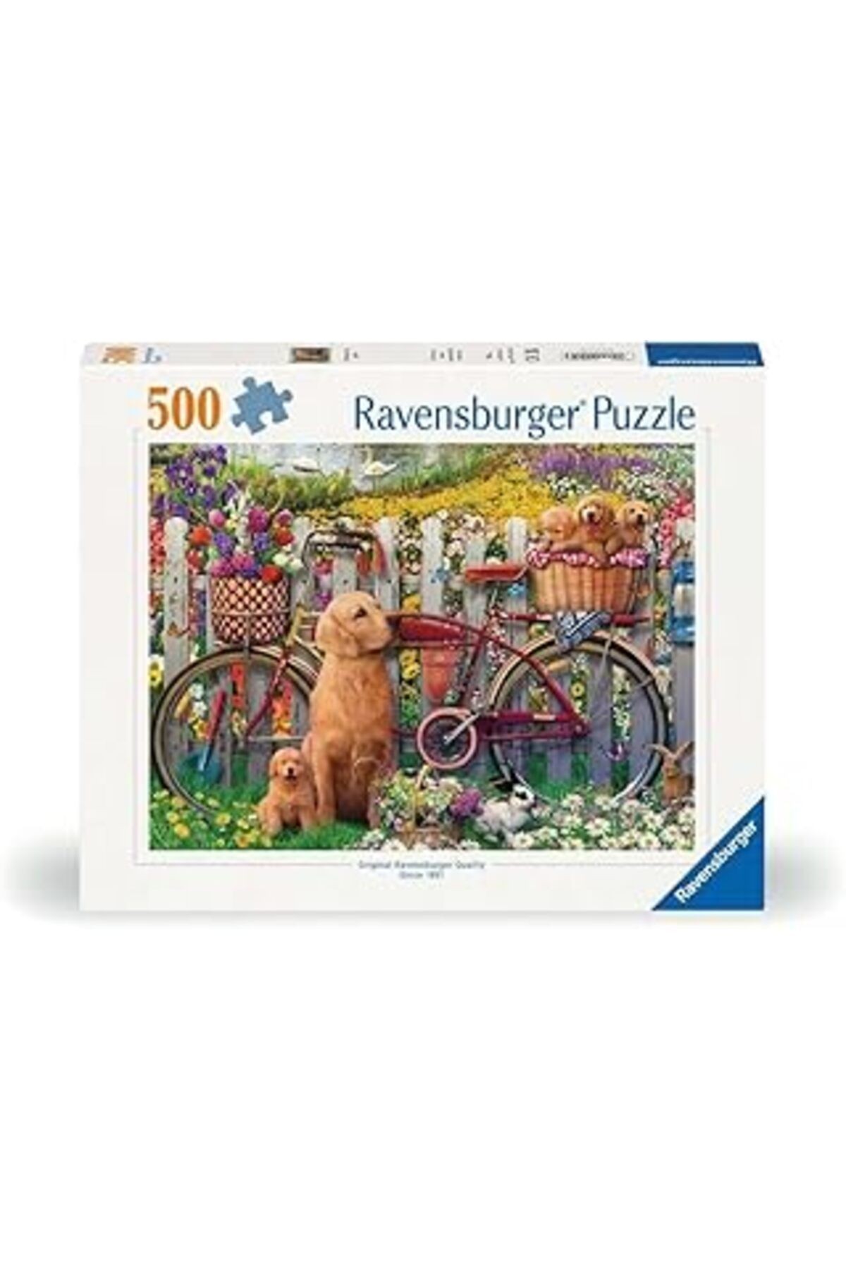 500 Parçalı Puzzle Bahçede Köpekler