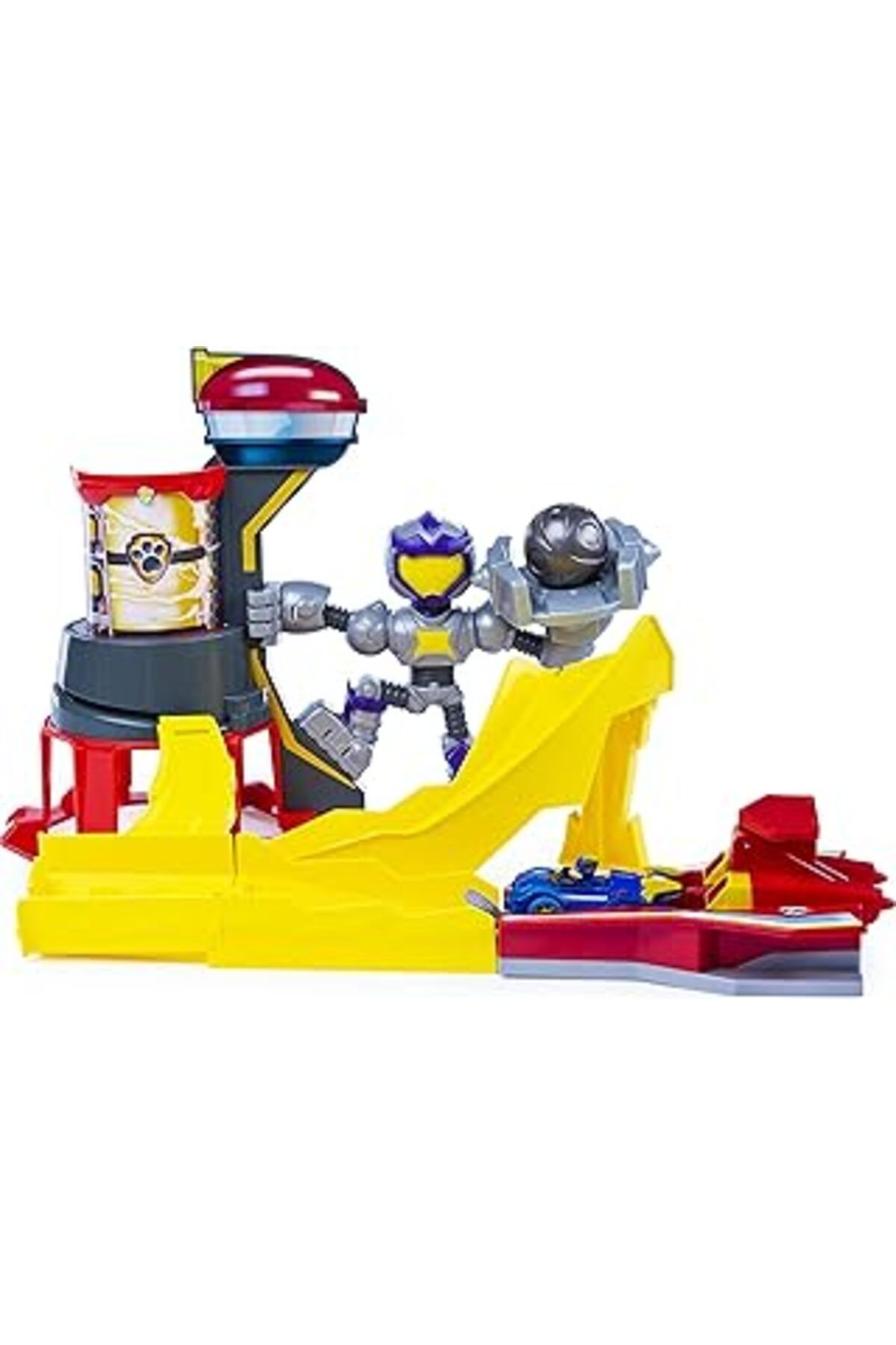 Paw Patrol True Metal Mighty Meteor Kalıp Döküm Pist Seti, Özel Kovalamaca Aracı, 1:55 Ölçek