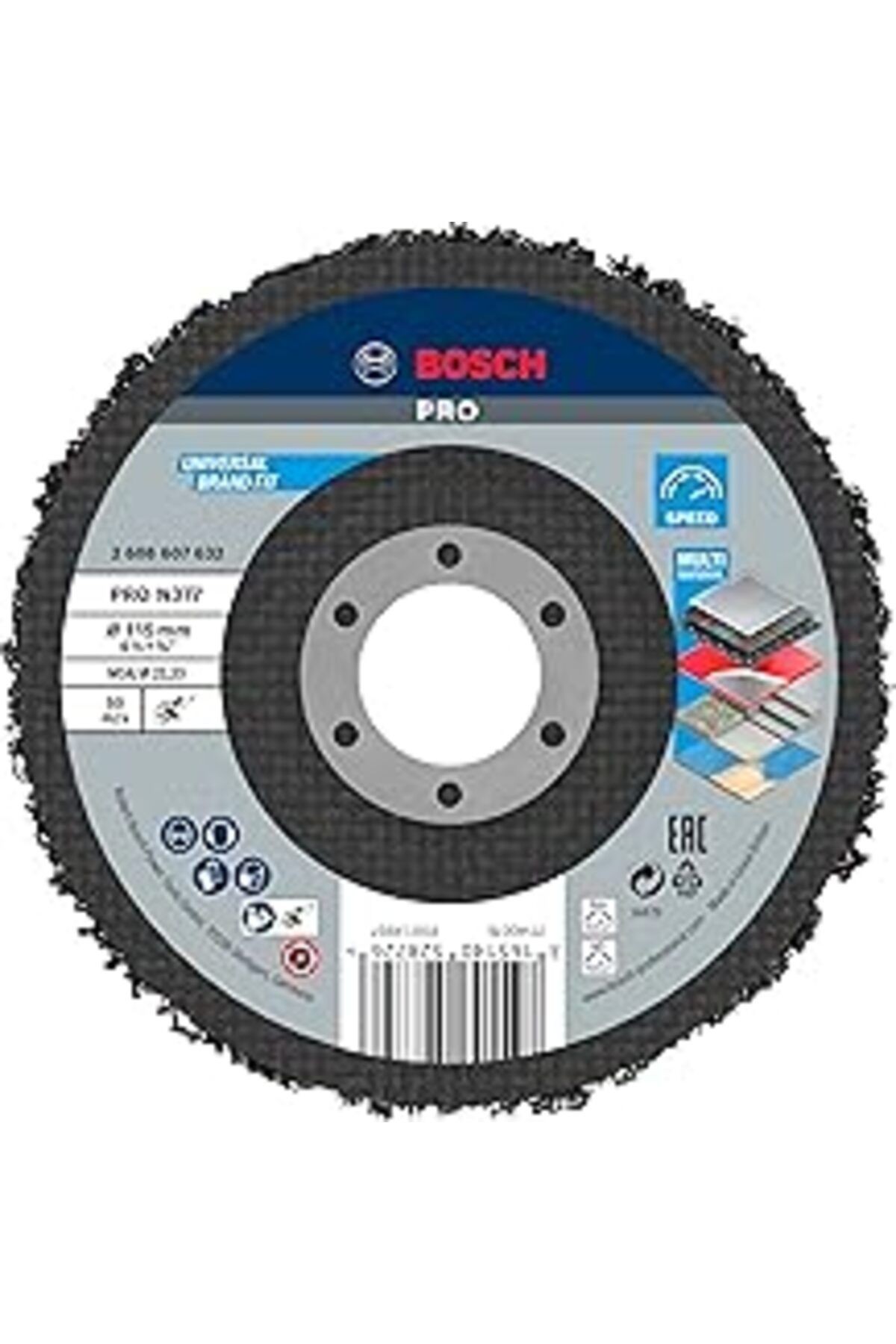 Bosch Temizlik Diski N377 Metal Için En Iyisi, 2608607632