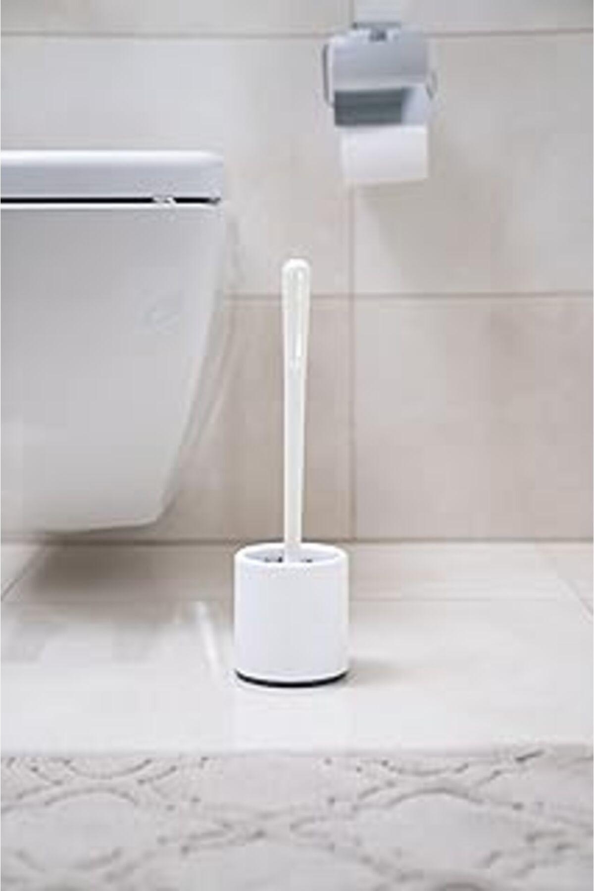 Ata Home Silikon Klozet Wc Tuvalet Fırçası Beyaz