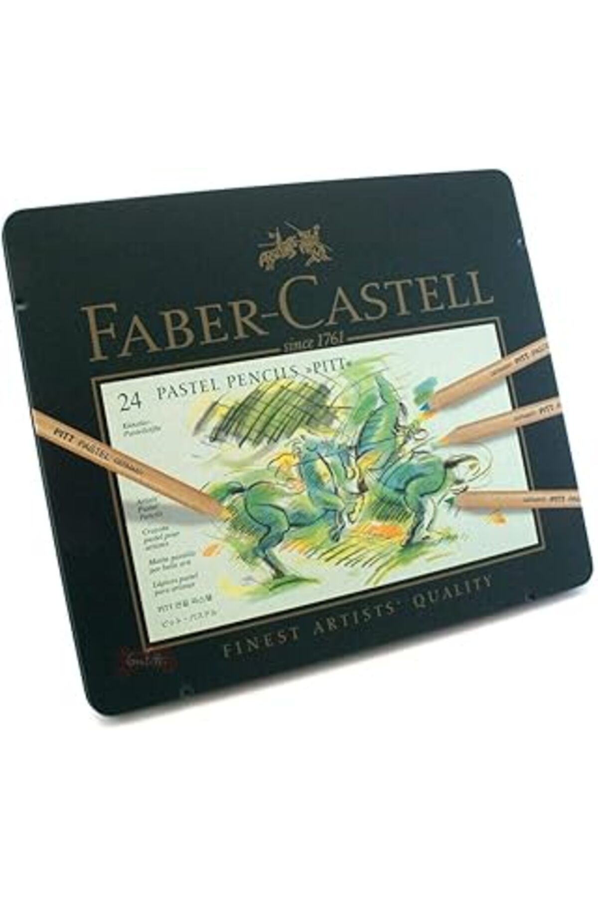 Faber-Castell - Colour Pencil Pitt Pastel Tin Of 24 (112124)