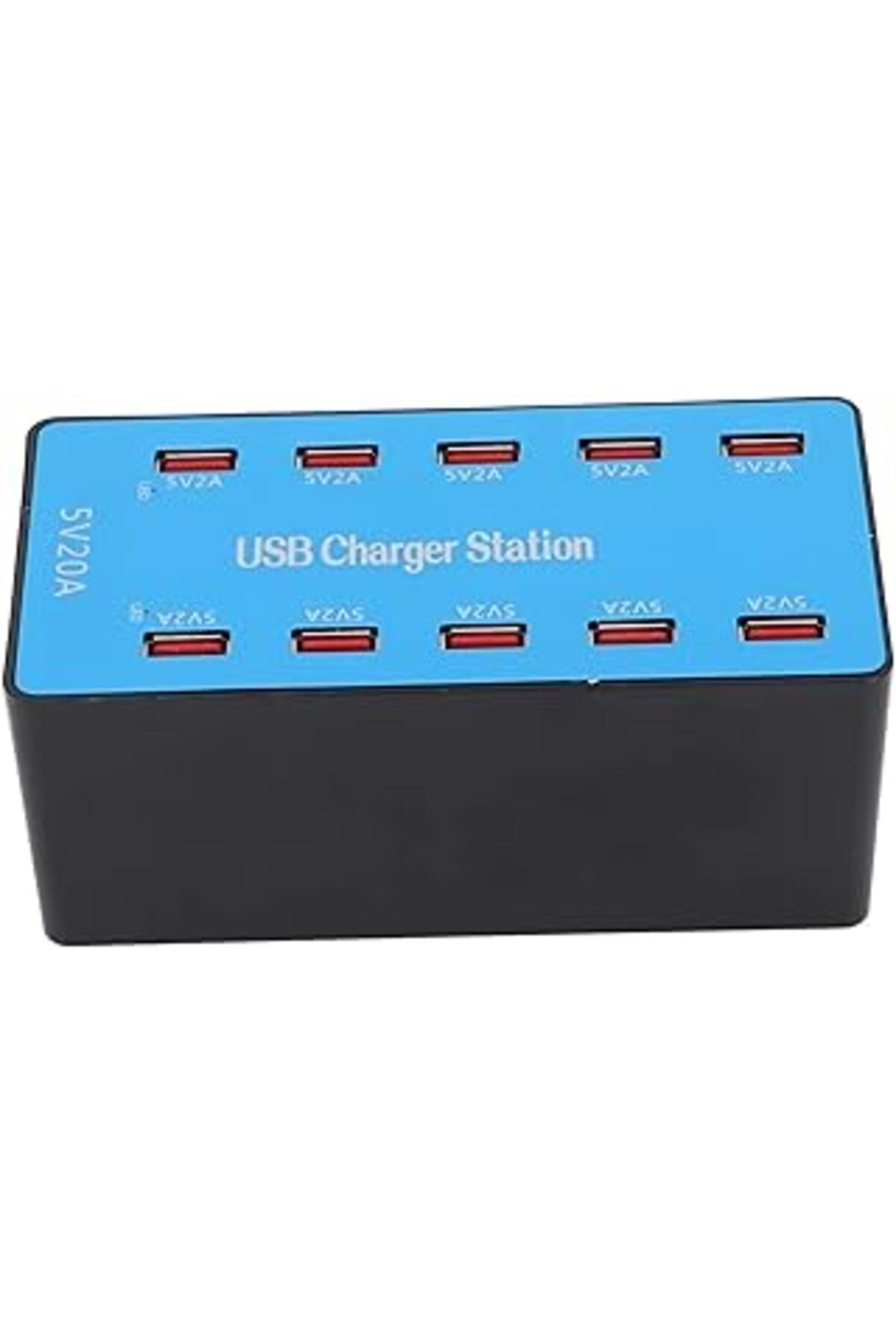 Broleo 100W 10 Bağlantı Noktalı Hızlı Şarj İstasyonu, 100W 10 Bağlantı Noktalı Usb Hub Şarj Cihazı
