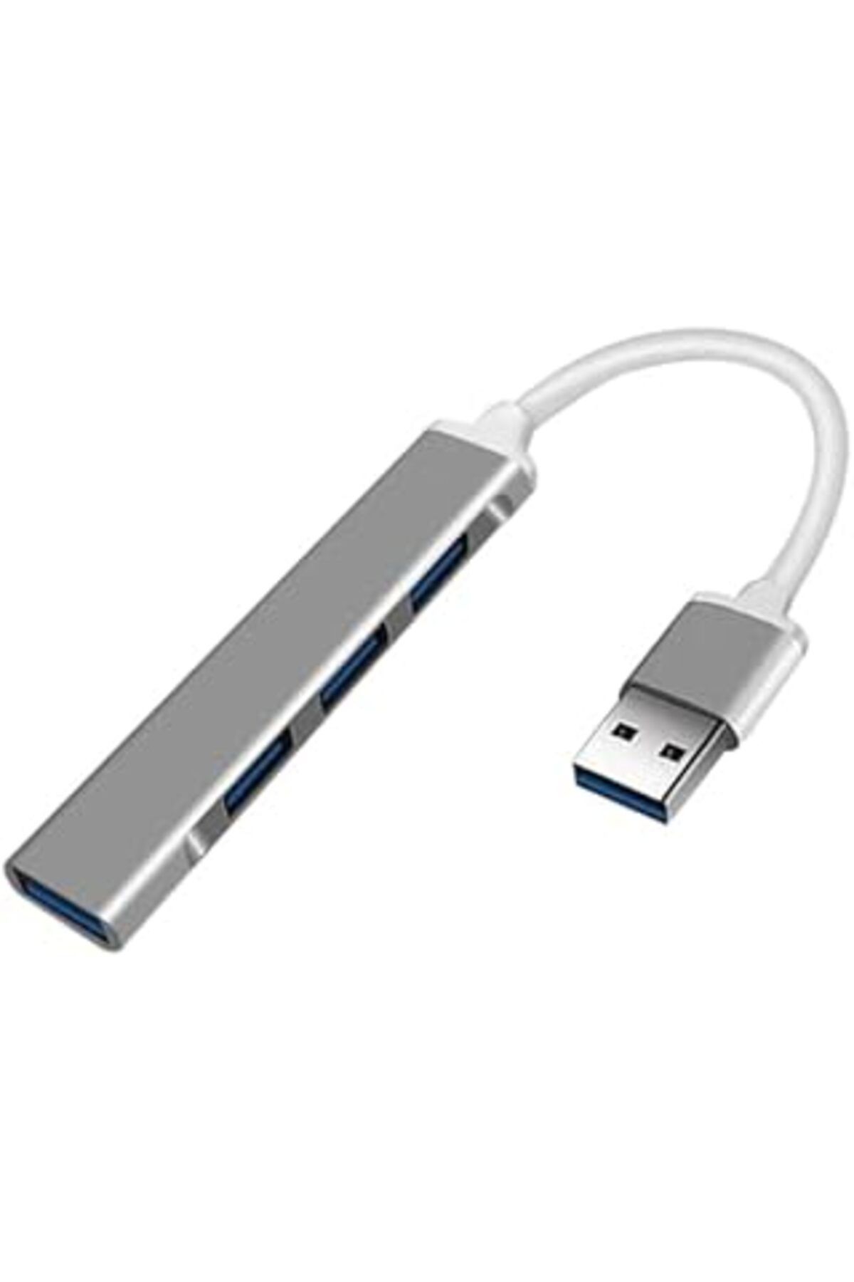 Daytona A-809 Macbook Uyumlu Usb To 4 Usb 3.0 Adaptör Çevirici, Gri