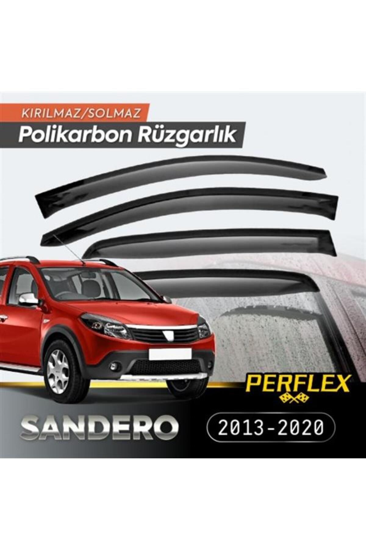 Dacia Sandero 2013-2020 Cam Rüzgarlığı V2 Düz