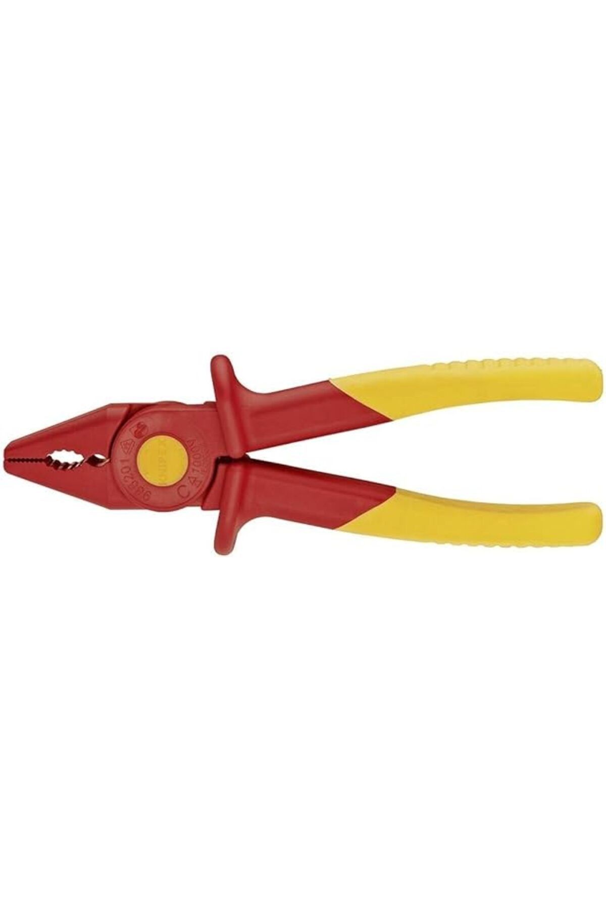 Knipex Yalıtkan Plastikten Yapılmış Kavrama Pensesi, Güvenli Tutuş Için Yumuşak Plastik Bölgeli 180