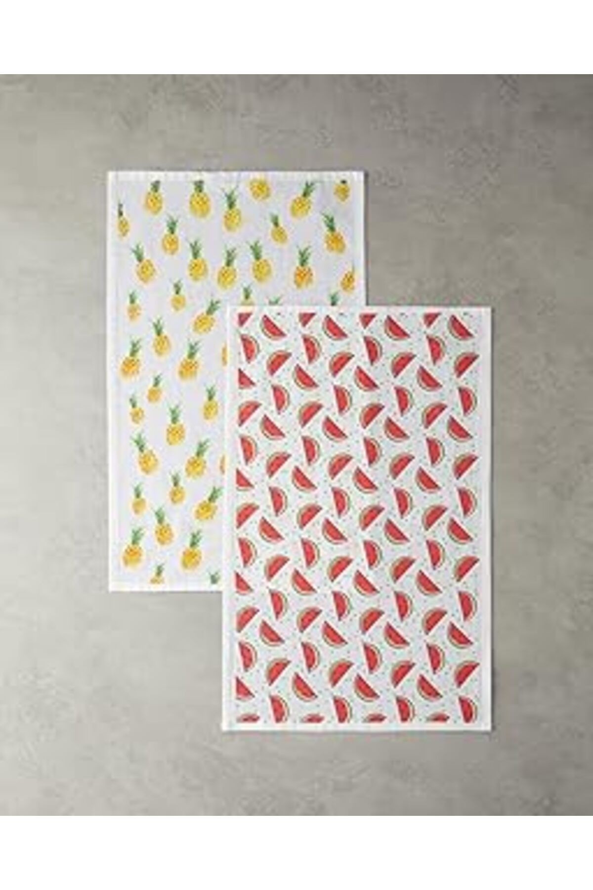 English Home Fruits Pamuk 2'li Kurulama Bezi 30x50 Cm Kırmızı-turuncu