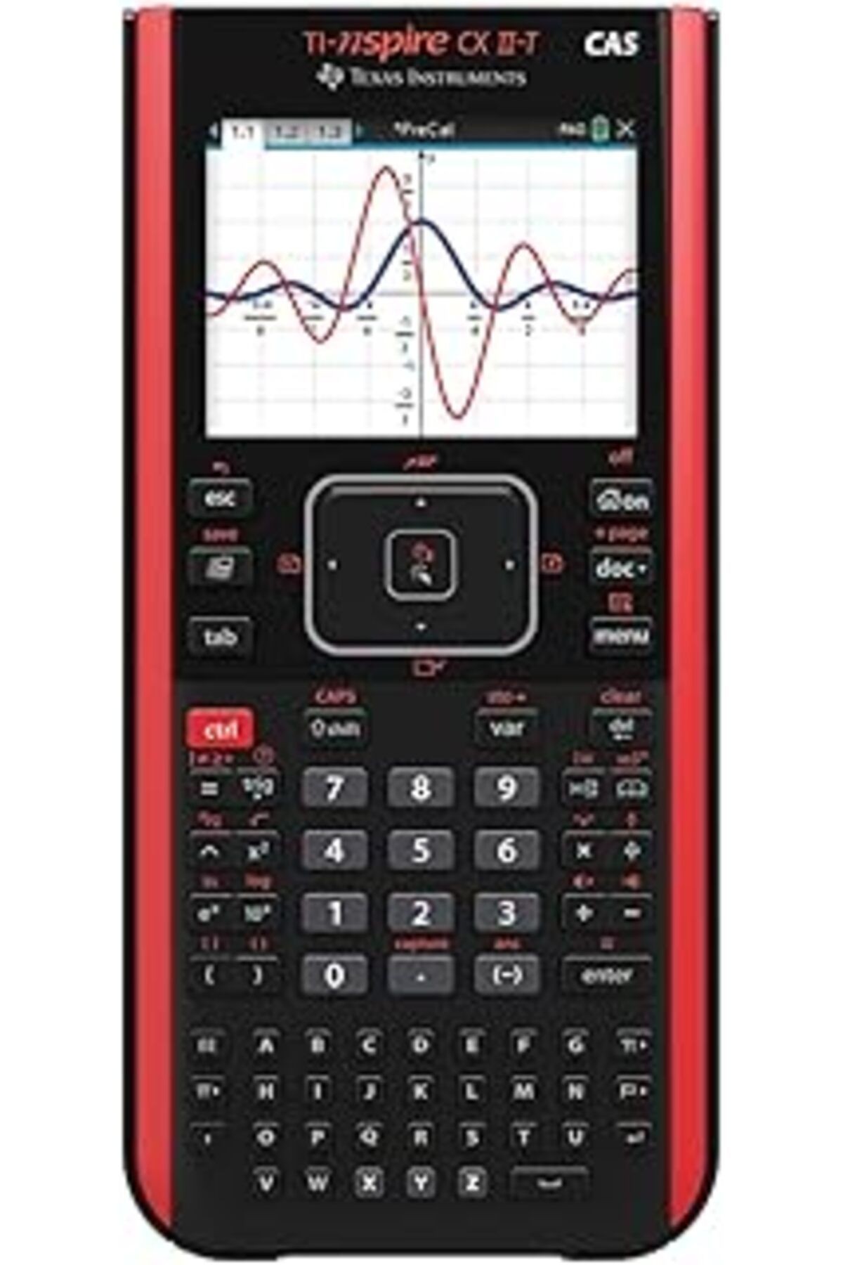 Texas Instruments Ti-Nspire Cx Ii-T Cas Grafik Hesap Makinesi (800 Fonksiyon, Renkli Gösterim, 3D E