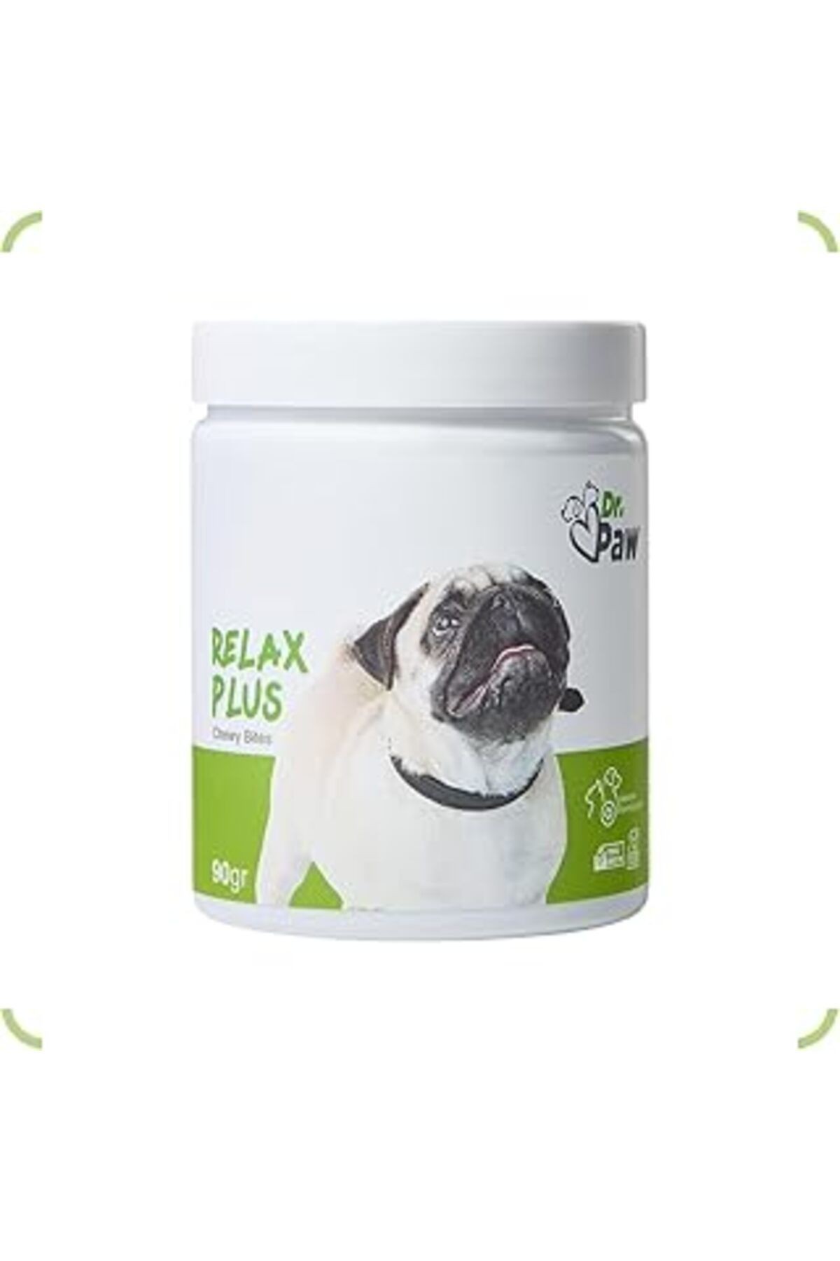 Dr. Paw Relax Plus - Küçük Irk Köpekler Için Glütensiz Ve Şekersiz Rahatlatıcı Çiğnenebilir Tablet