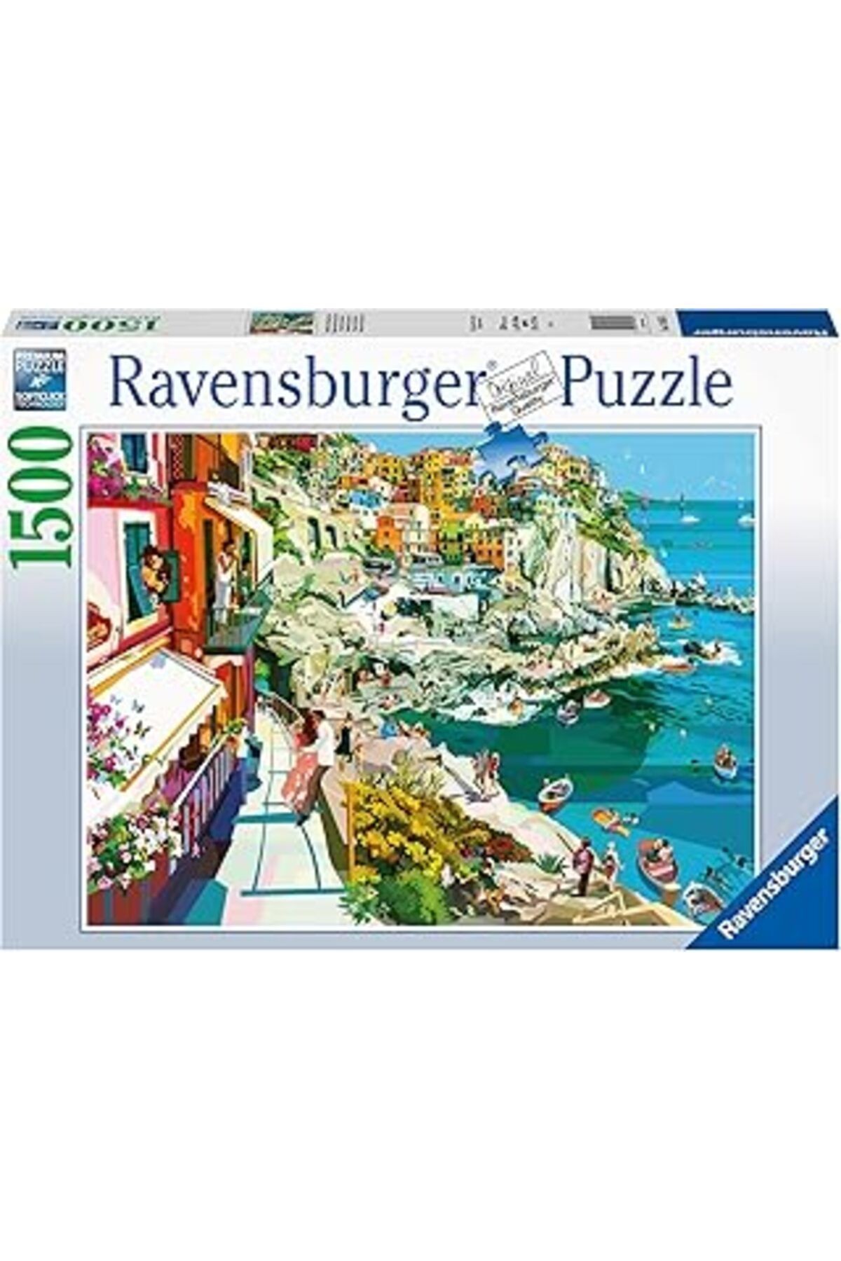 Ravensburger 1500 Parçalı Puzzle Romantik Sahil, Renkli