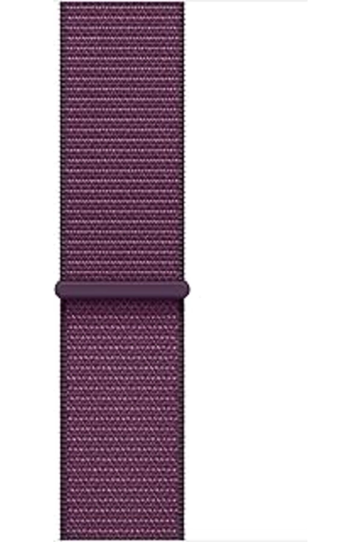 Apple Watch Band - Spor Loop - 46 Mm - Kırmızı Erik - Standart