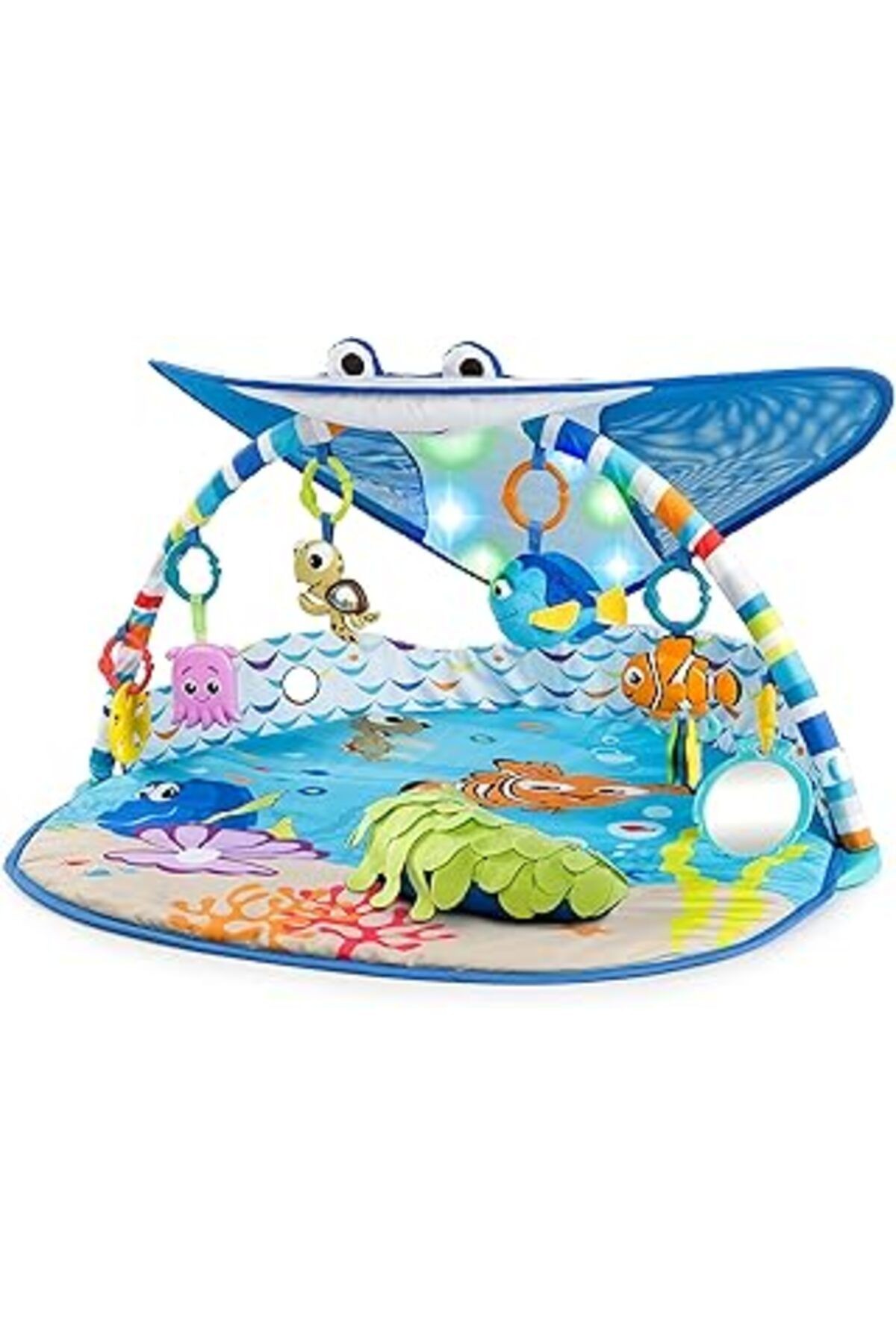 Bright Starts , Disney Baby Kayıp Balık Nemo Mr. Ray Okyanus Işıklı Ve Müzikli Jimnastik Merkezi, Y