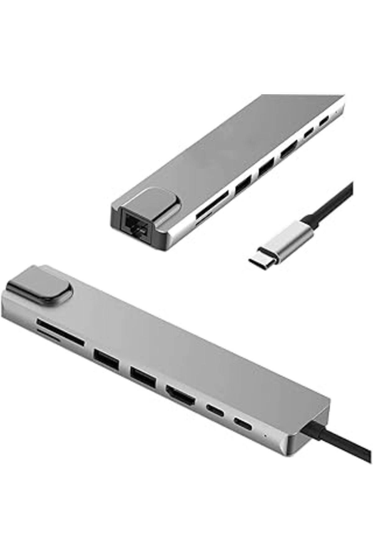 Daytona Cf10 Macbook Uyumlu Type-c™ To 4k Hdmi 2* Type-c 2* Usb 3.0 Ethernet Lan 2* Sd 8ın1 Çeviric
