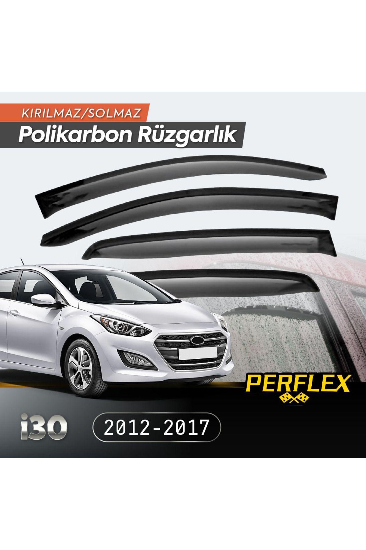 Hyundai I30 2012-2017 Cam Rüzgarlığı V2 Mugen