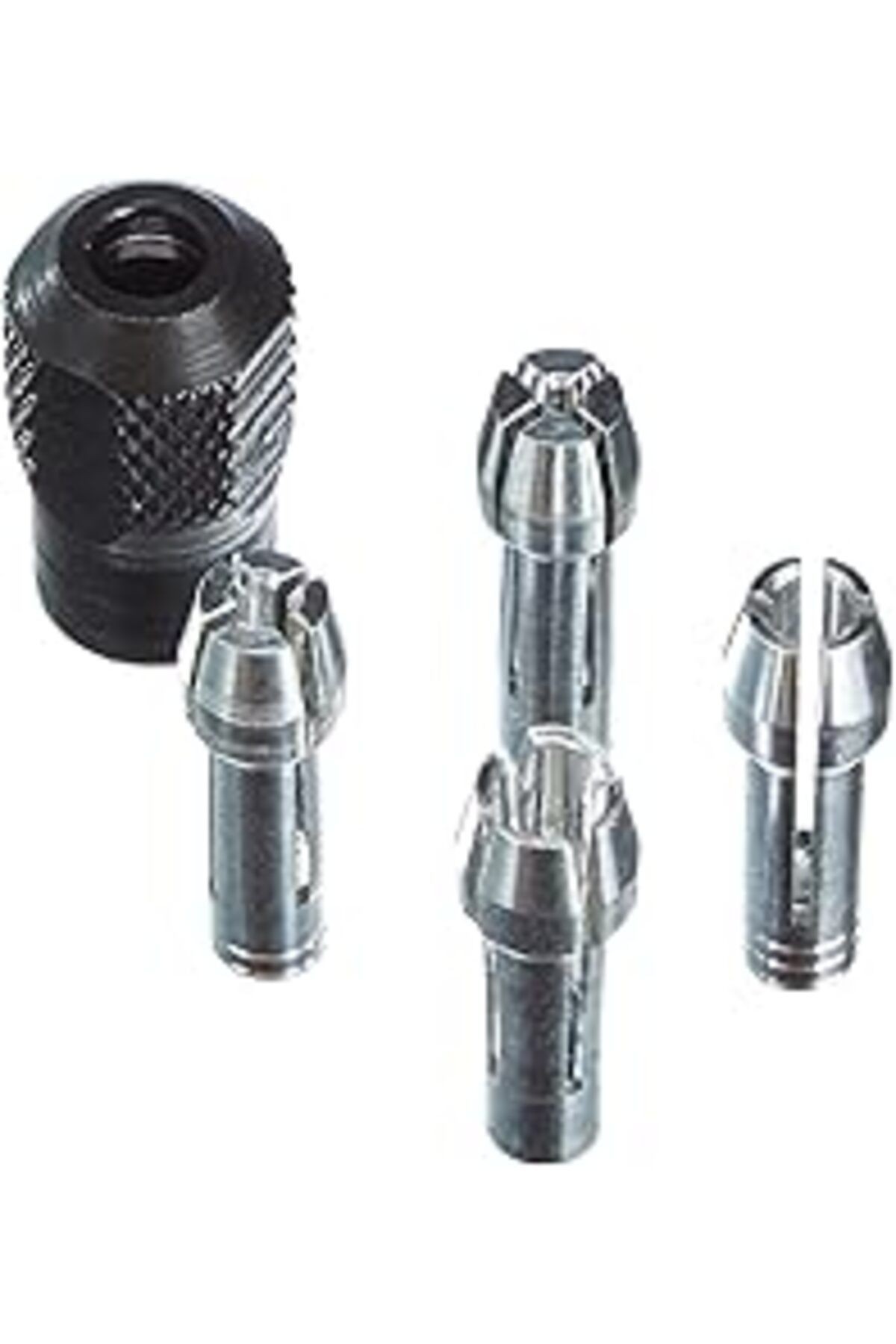 Dremel 4485 1 Adet Mandren Dahil Penset Seti, 1 Mandren Ve 4 Penset (0,8 / 1,6 / 2,4 / 3,2 MM)