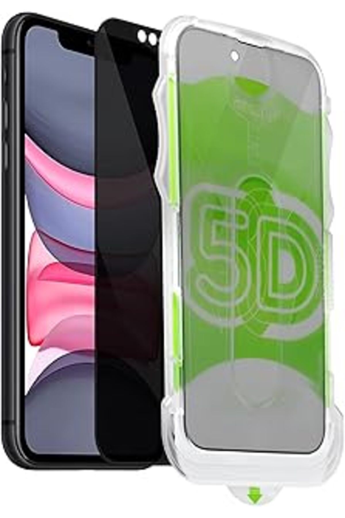 Babilden Apple Iphone 13/13 Pro / 14 Için Hayalet Ekran Koruyucu Kolay Kurulum Kitli Camın Altında