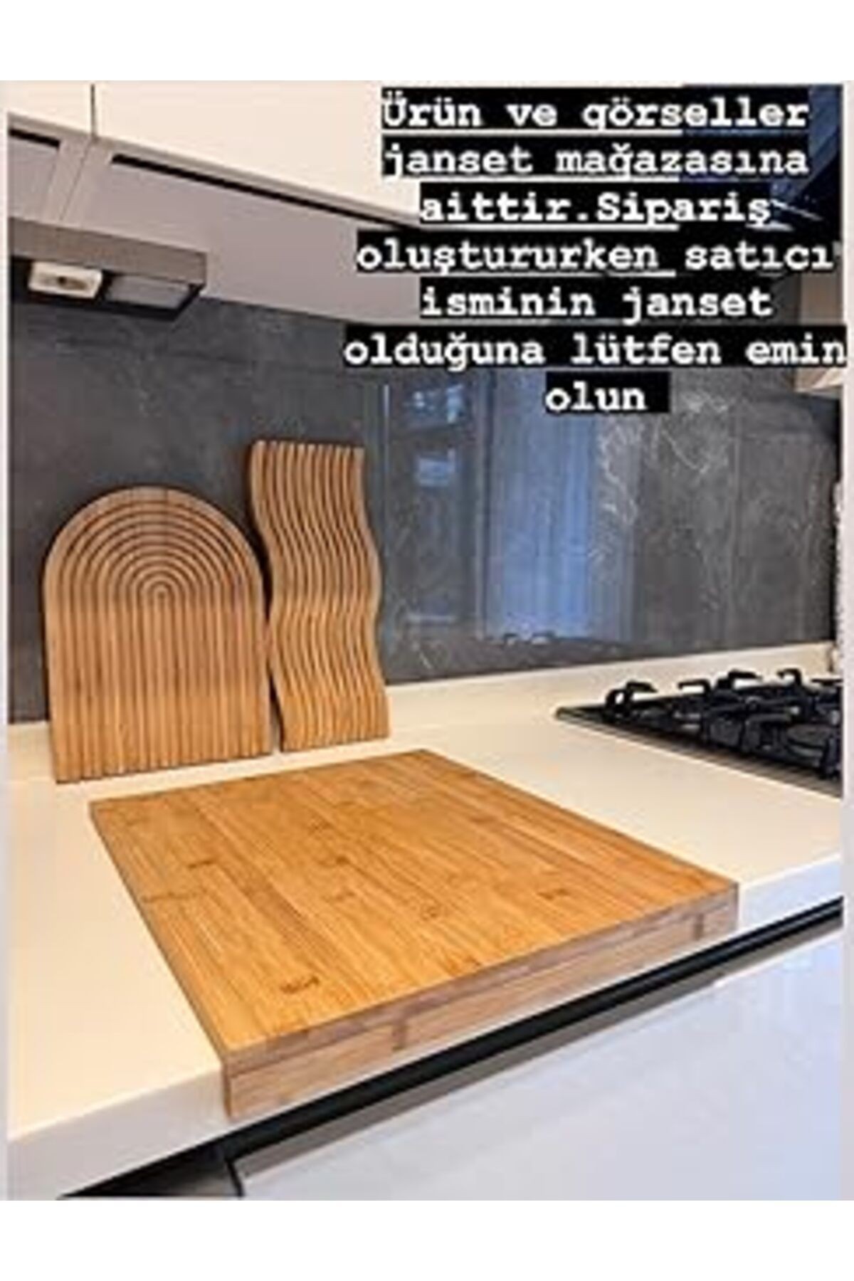 Bambu Kenarli Kesme Tahtasi 45 * 38
