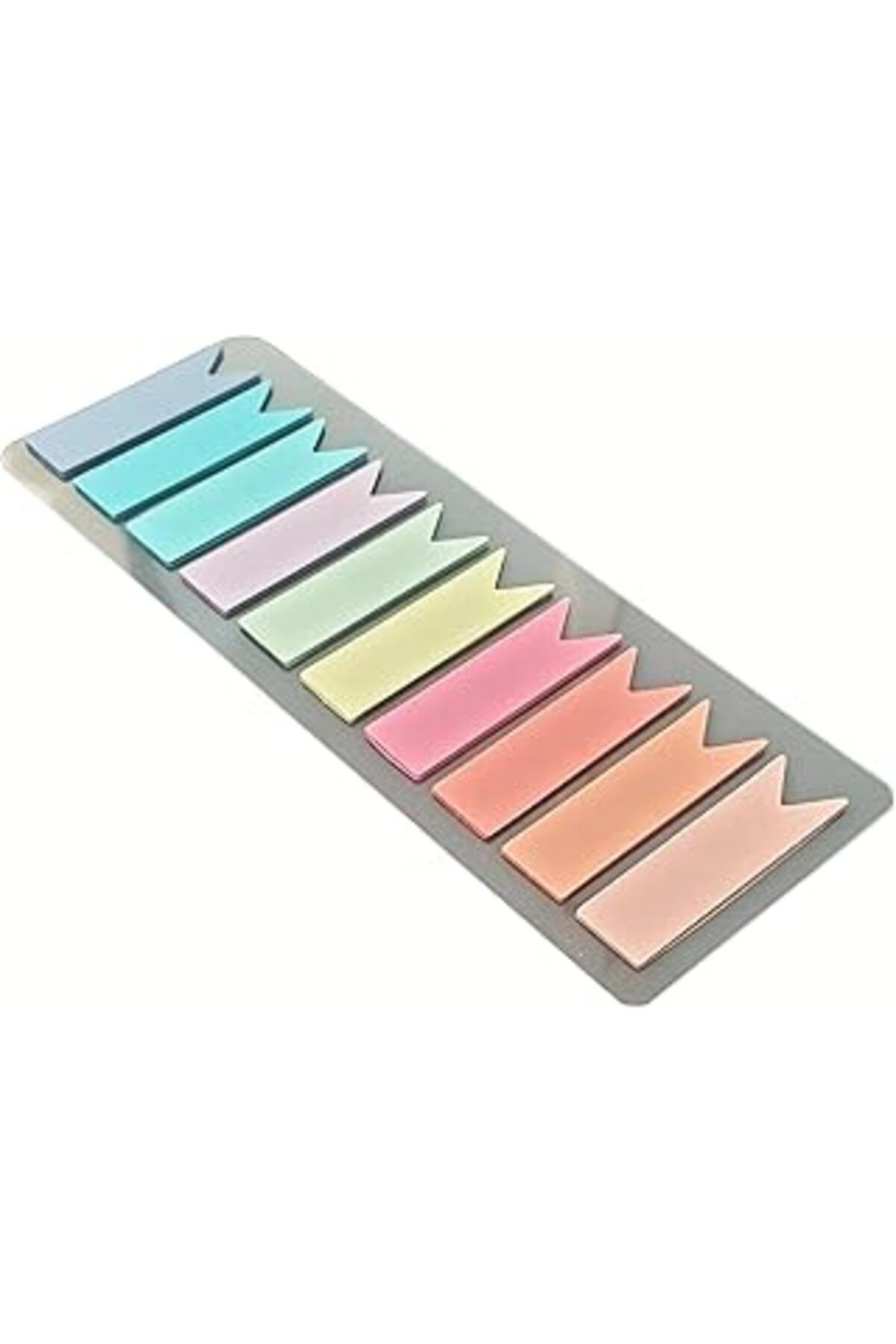 Ezoshop Sticky Notes Şeffaf Renkli Yapışkan Not Kağıtları Flama