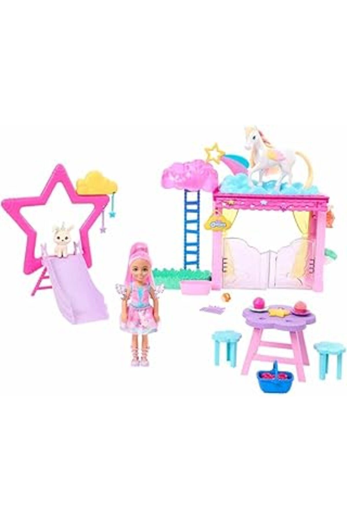 Barbie A Touch Of Magic Chelsea Ve Pegasus Oyun Seti